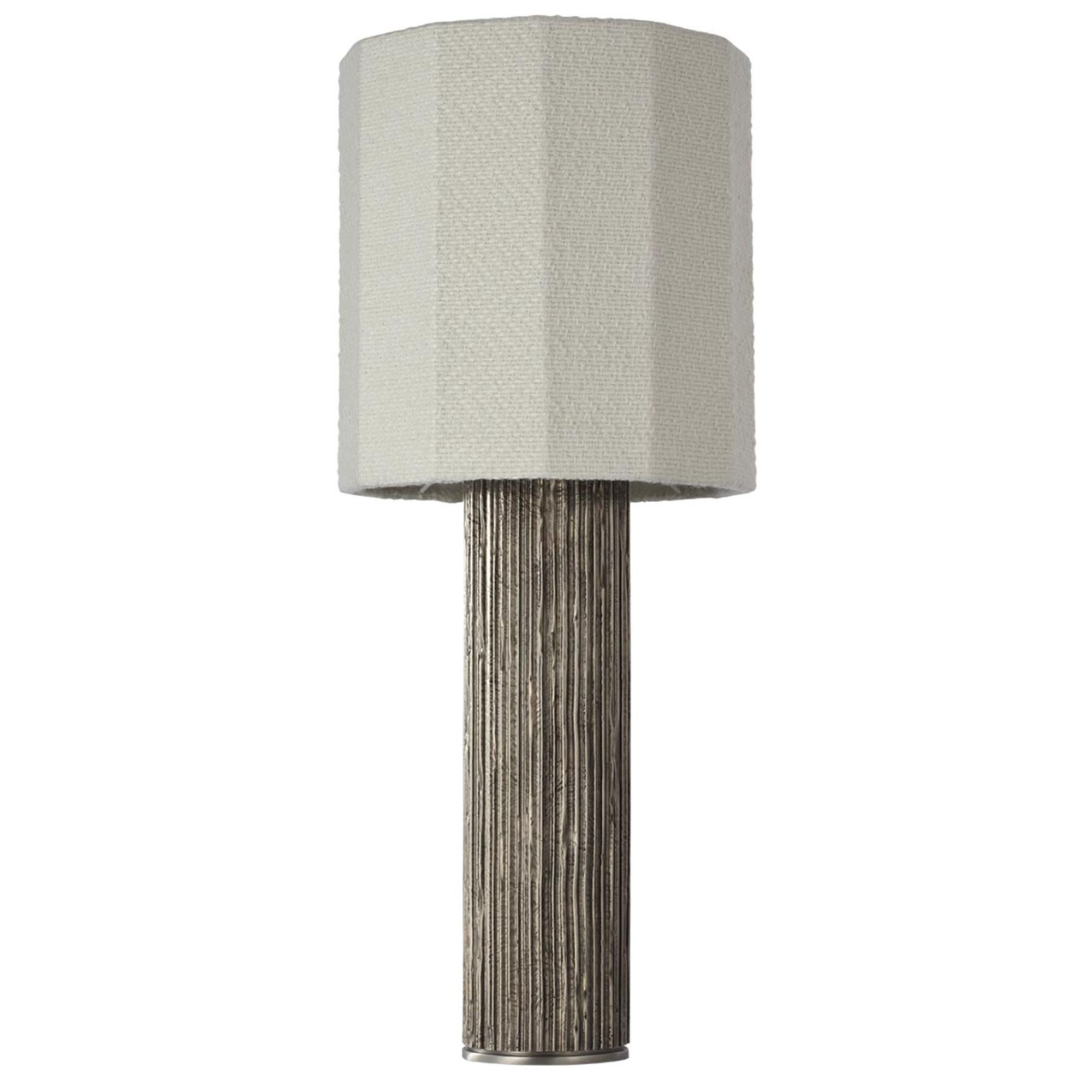 Shown in Ridged Graphite finish and Decorative Boucle shade