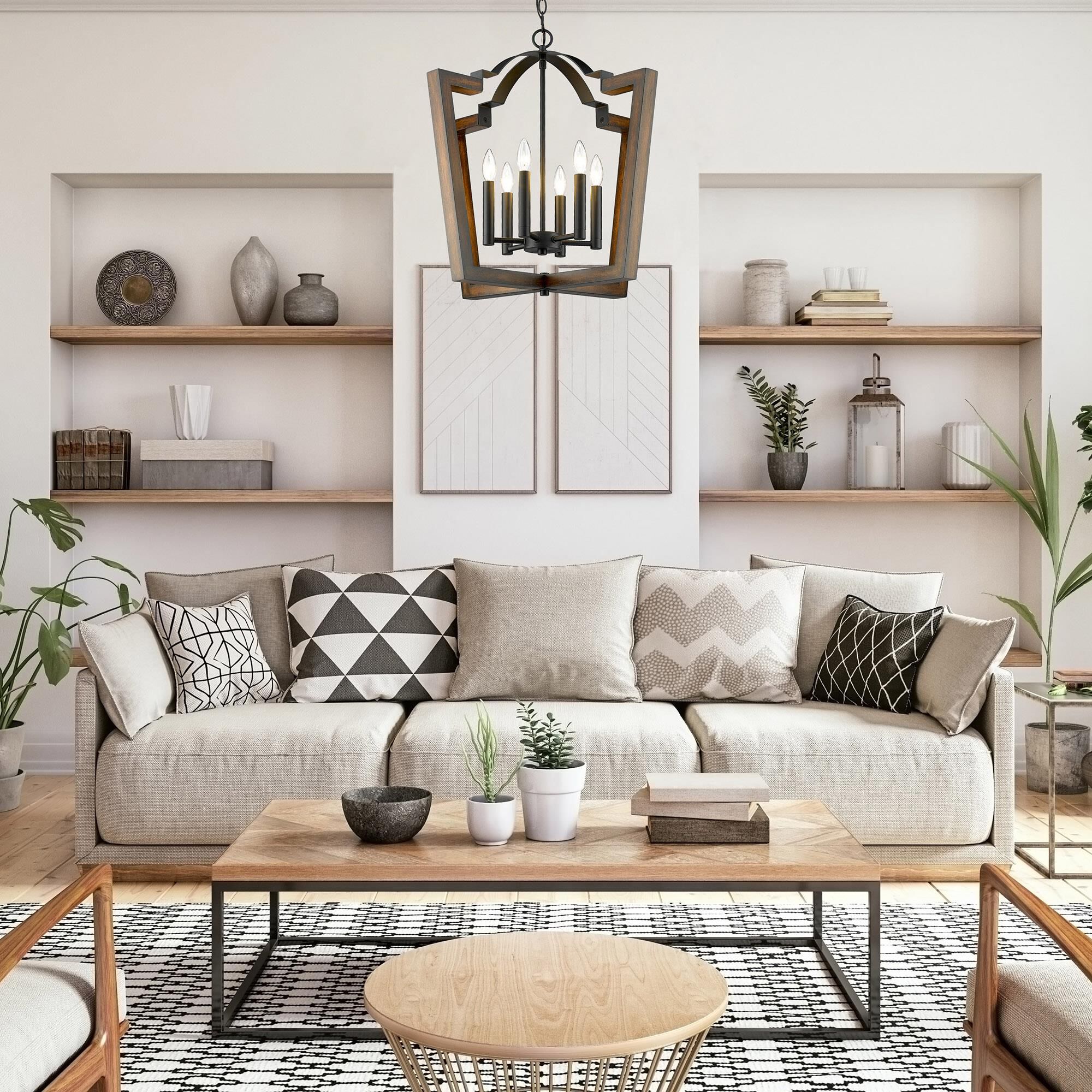 Regan 25 Inch Large Pendant by Golden Lighting