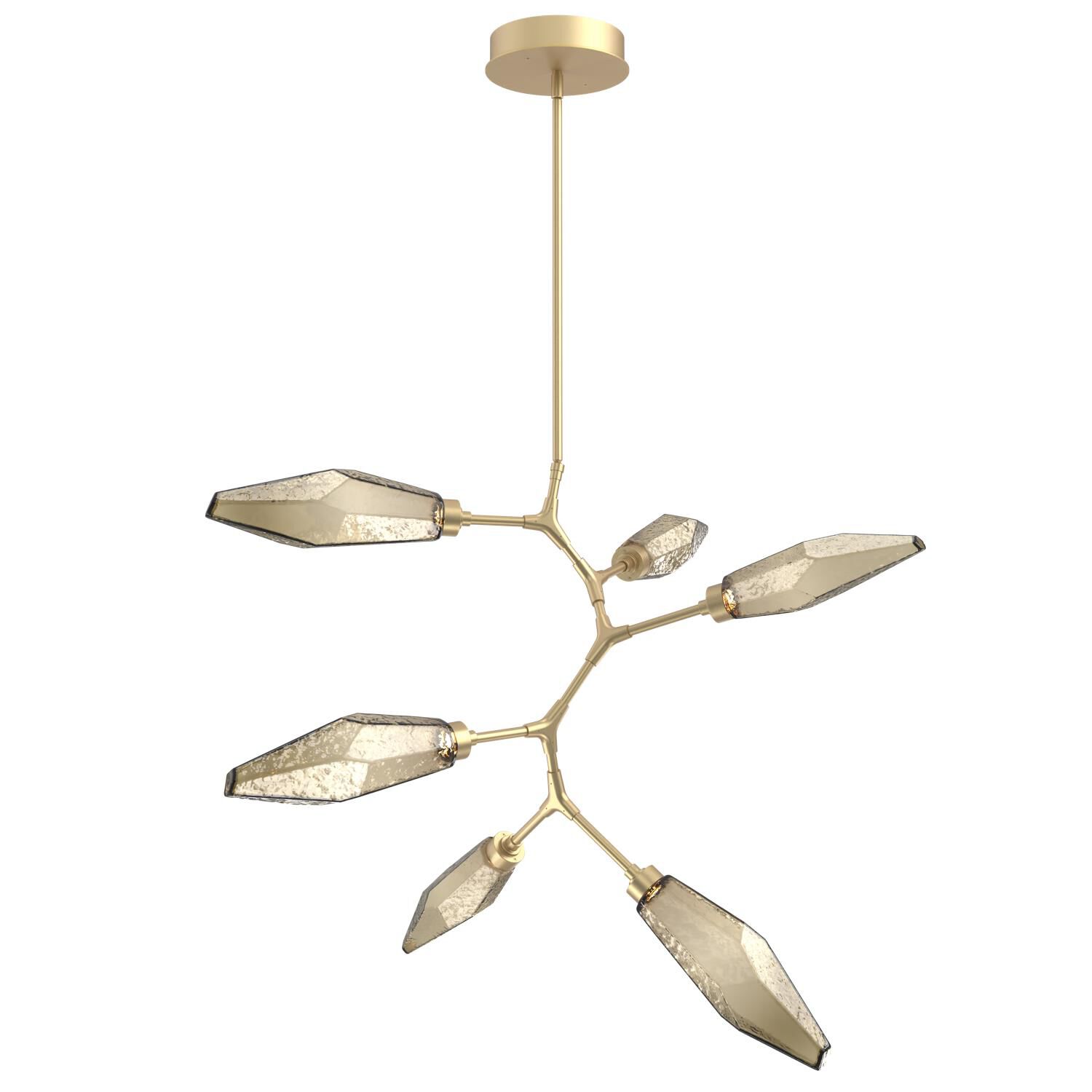 Rock Crystal Multi Light Pendant by Hammerton Studio