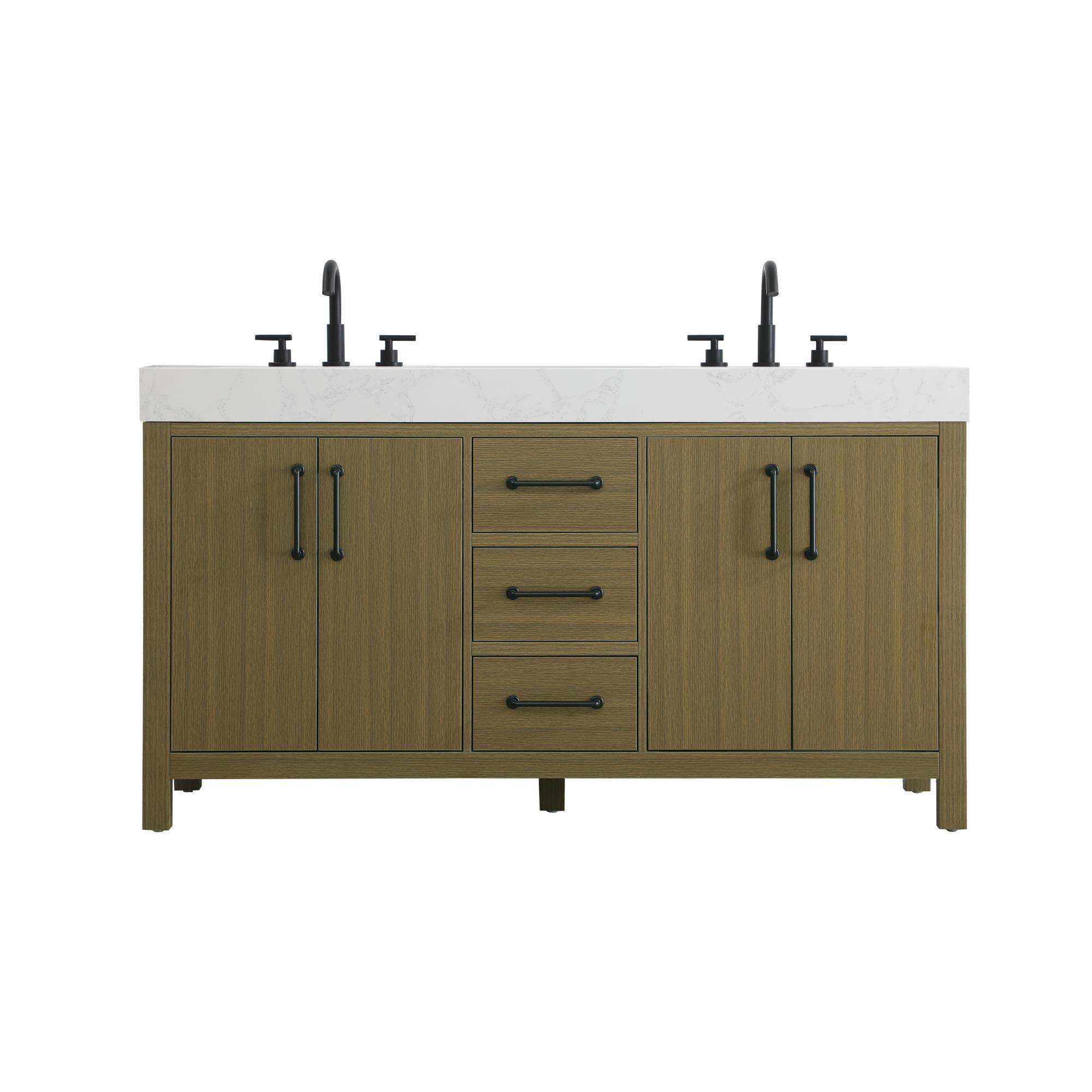 Nathan 60 Inch Bath Vanity by Elegant Dcor