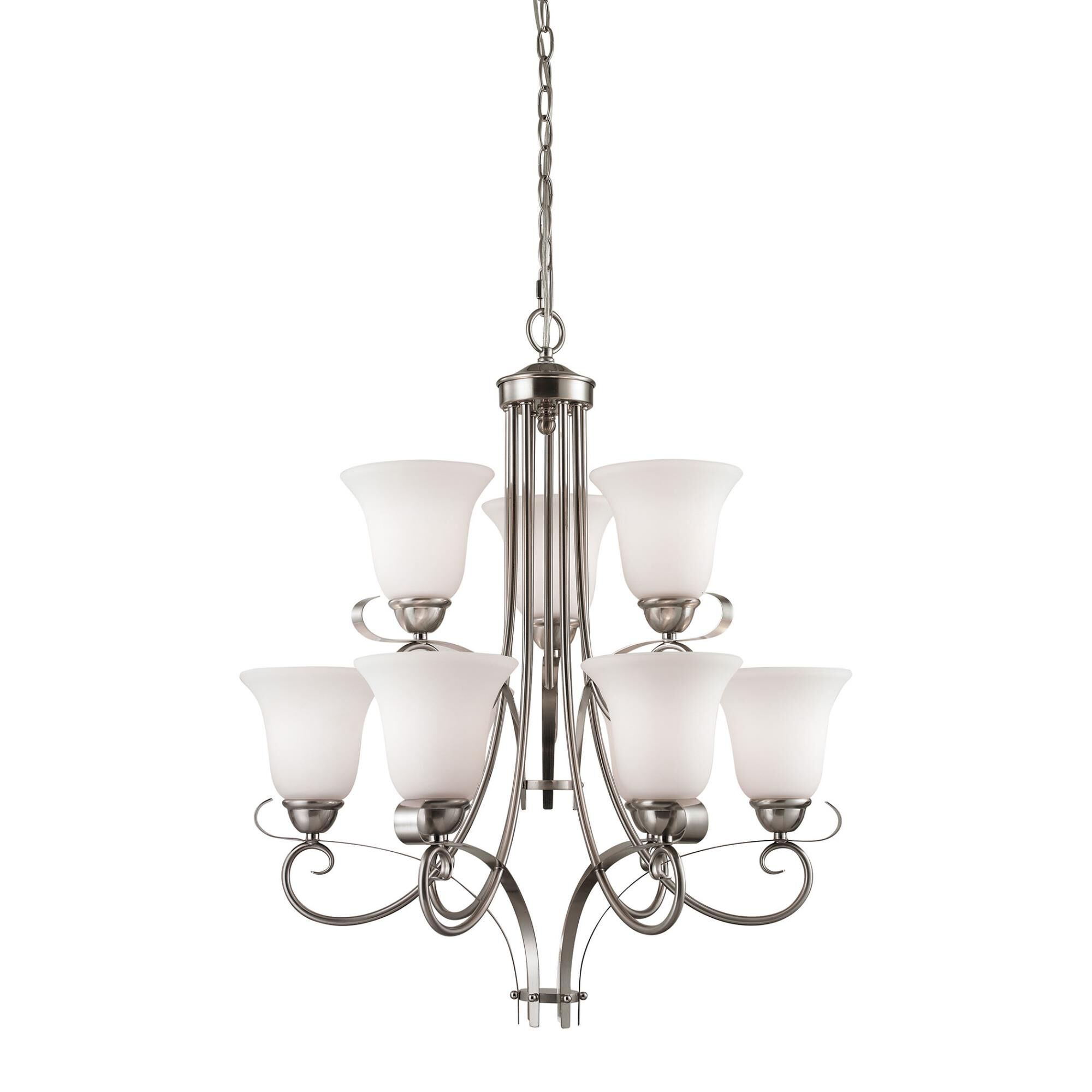 Brighton 25 Inch 9 Light LED Chandelier by Thomas Lighting