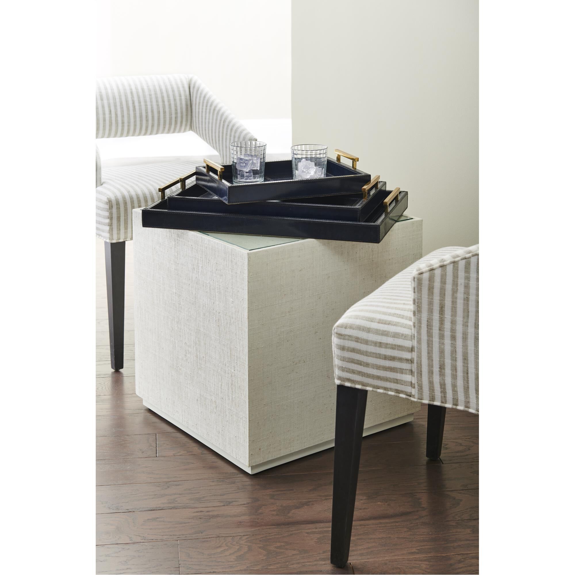 Shown in Midnight Blue/Antique Brass finish