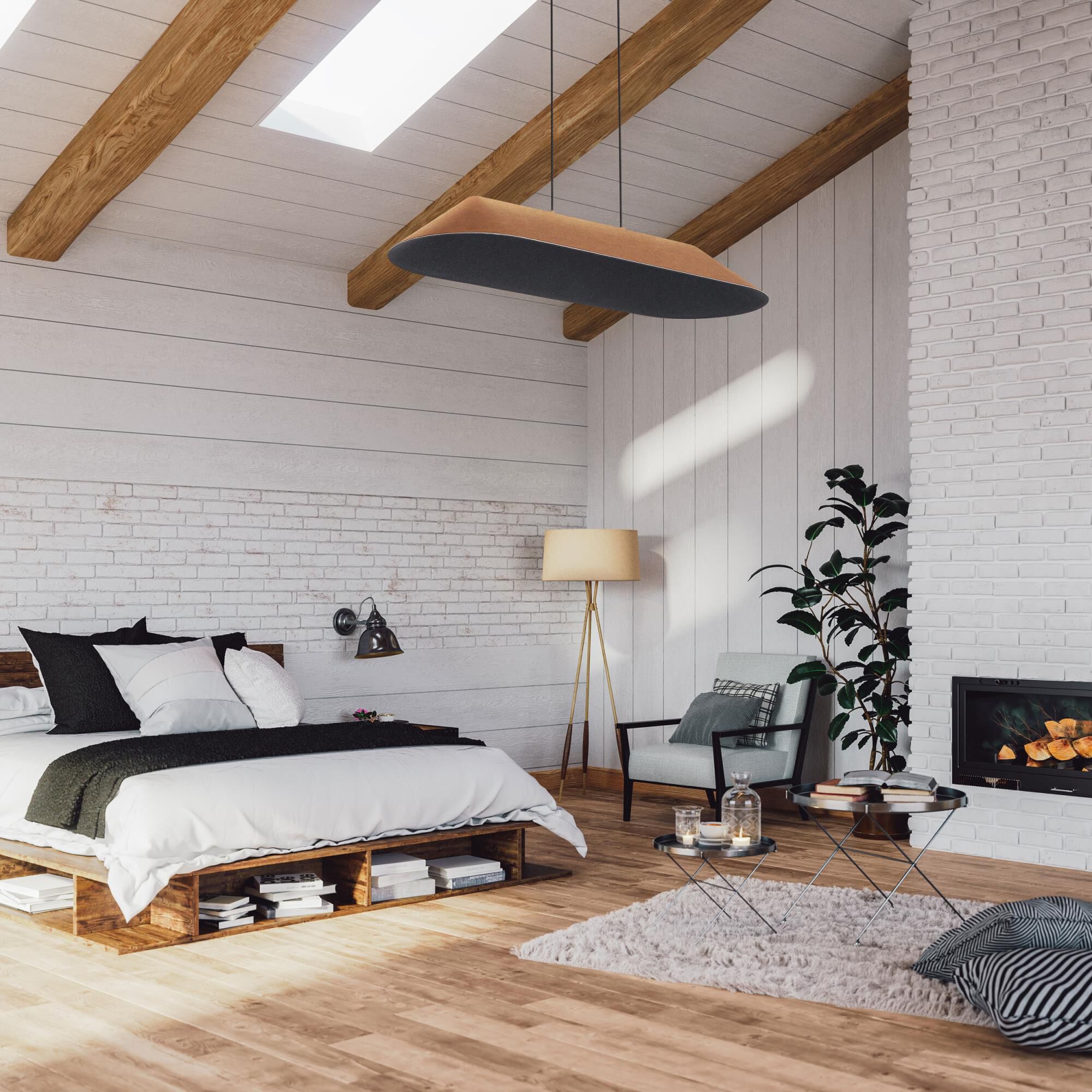 Faroe 43 Inch Linear Suspension Light by Golden Lighting