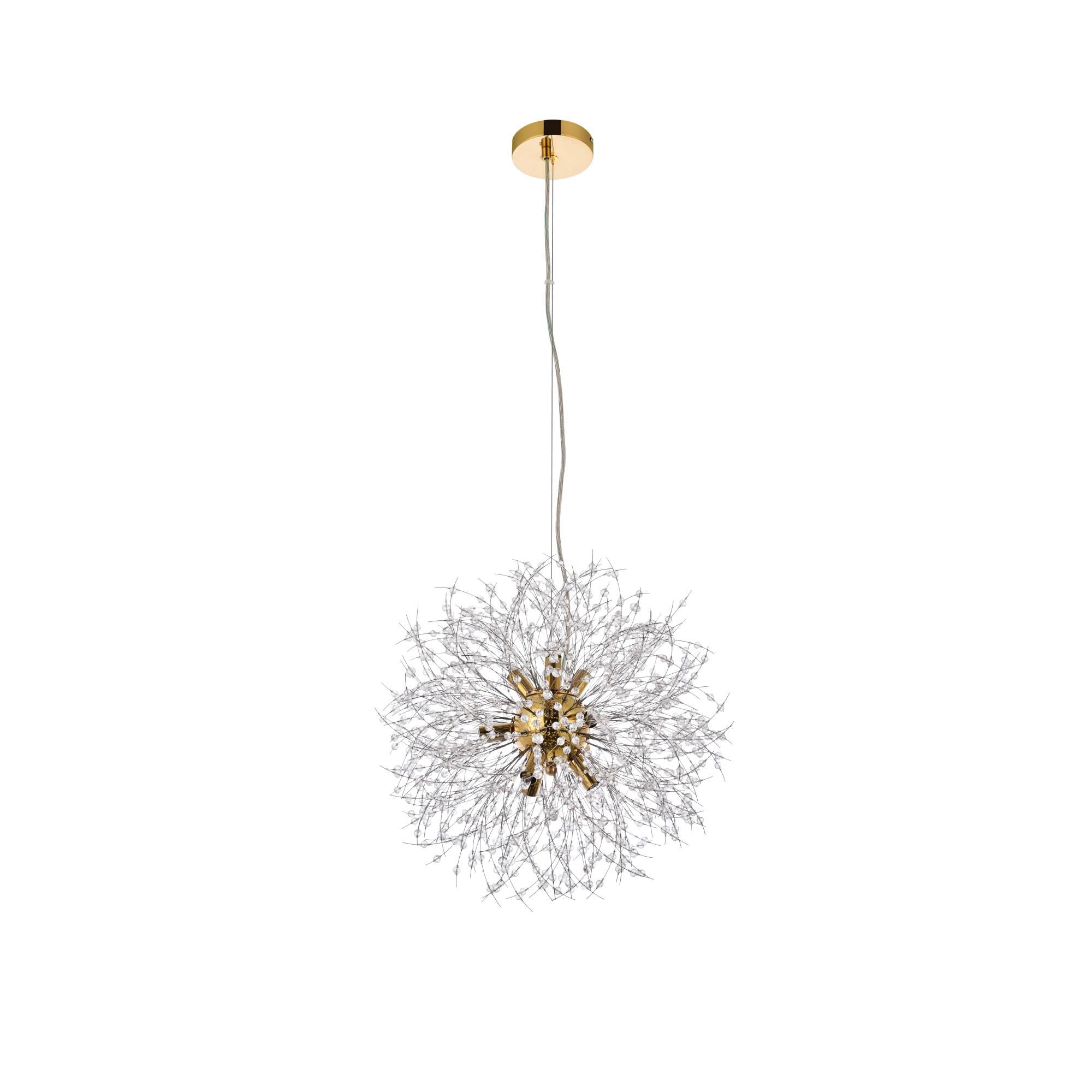 Solace 17 Inch LED Large Pendant by Elegant Lighting