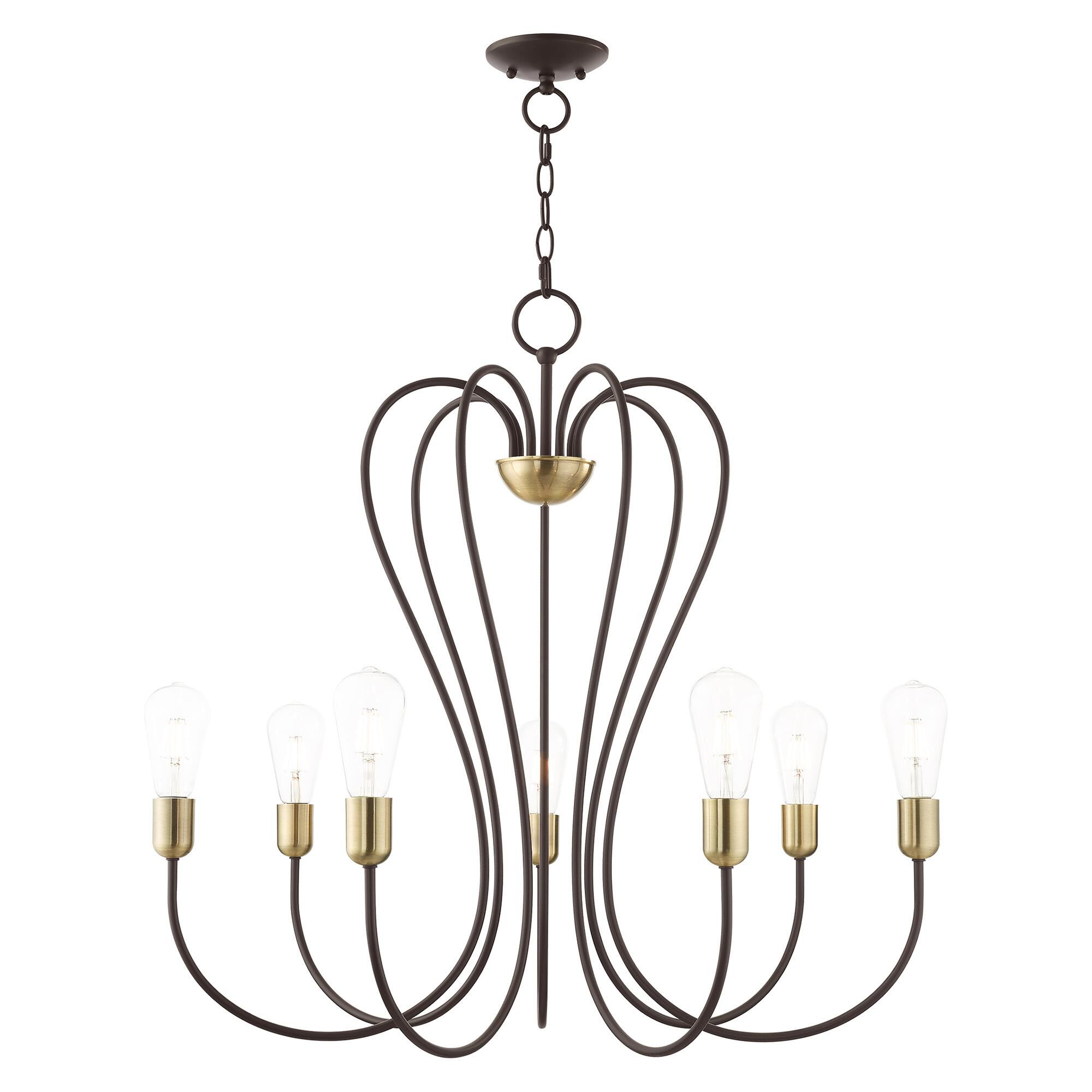 Lucerne 7 Light Chandelier by Livex Lighting