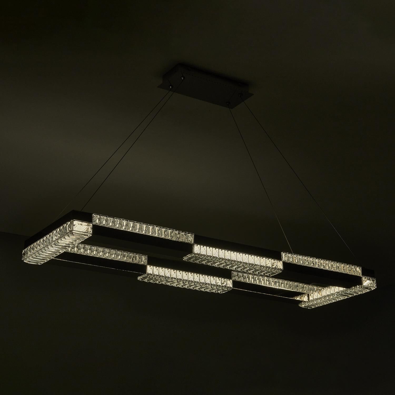 Shown in Polished Chrome finish and Firenze Clear crystal