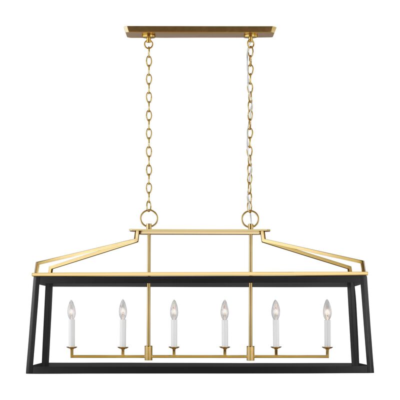Chapman & Myers Carlow 48 Inch Linear Chandelier by Visual Comfort Studio