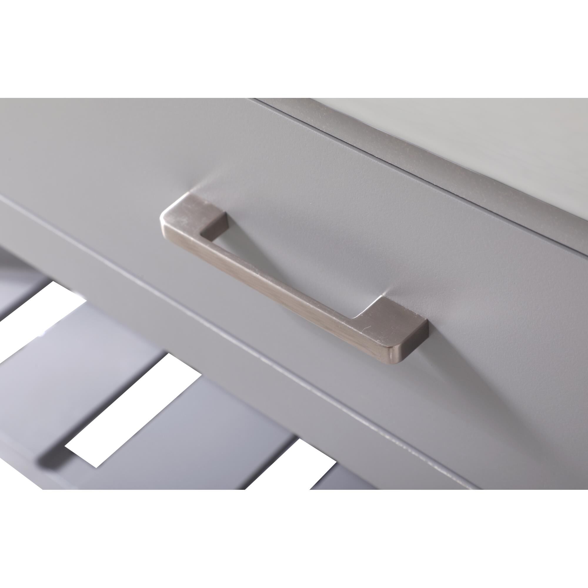 Shown in Grey finish