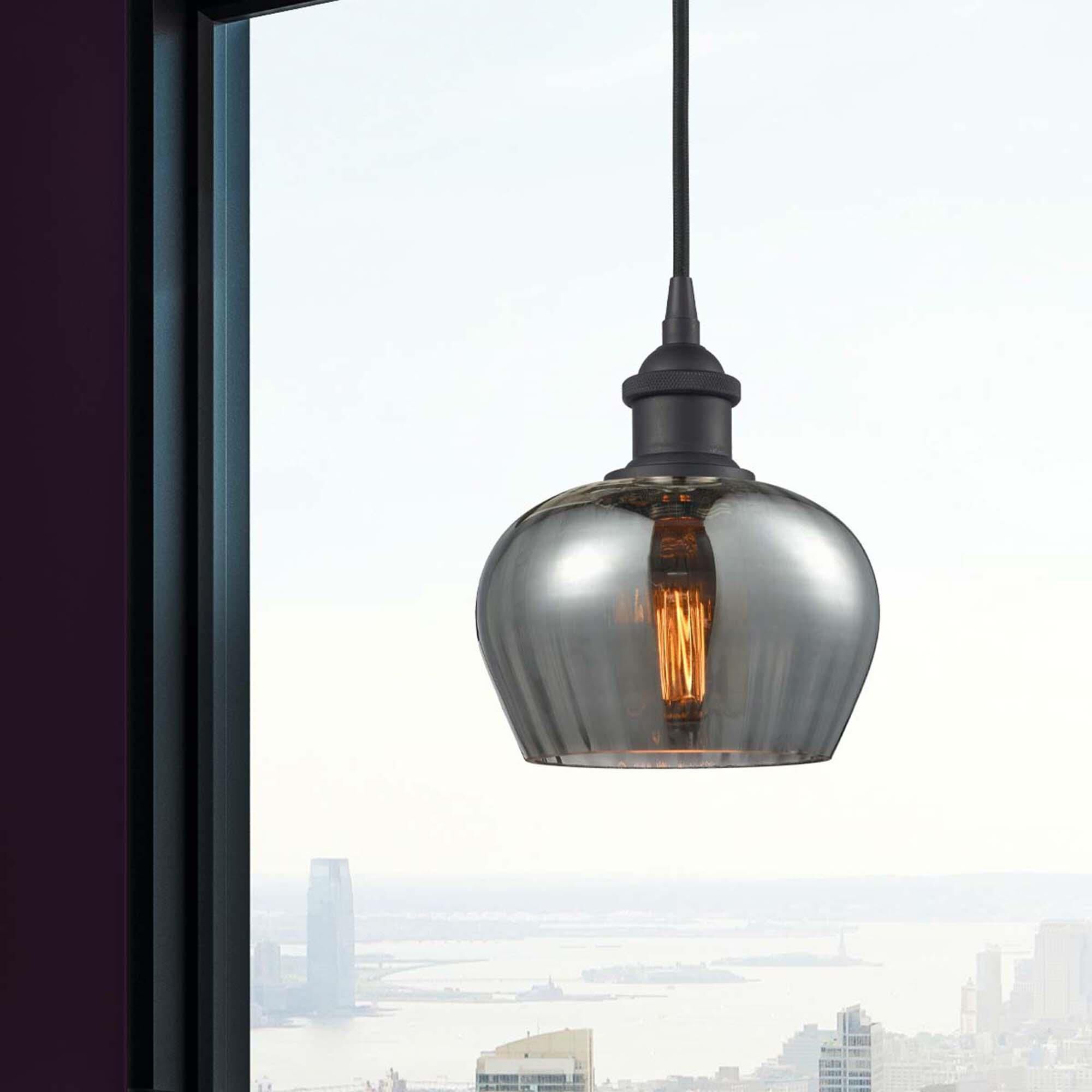 Shown in Matte Black finish and Smoked glass