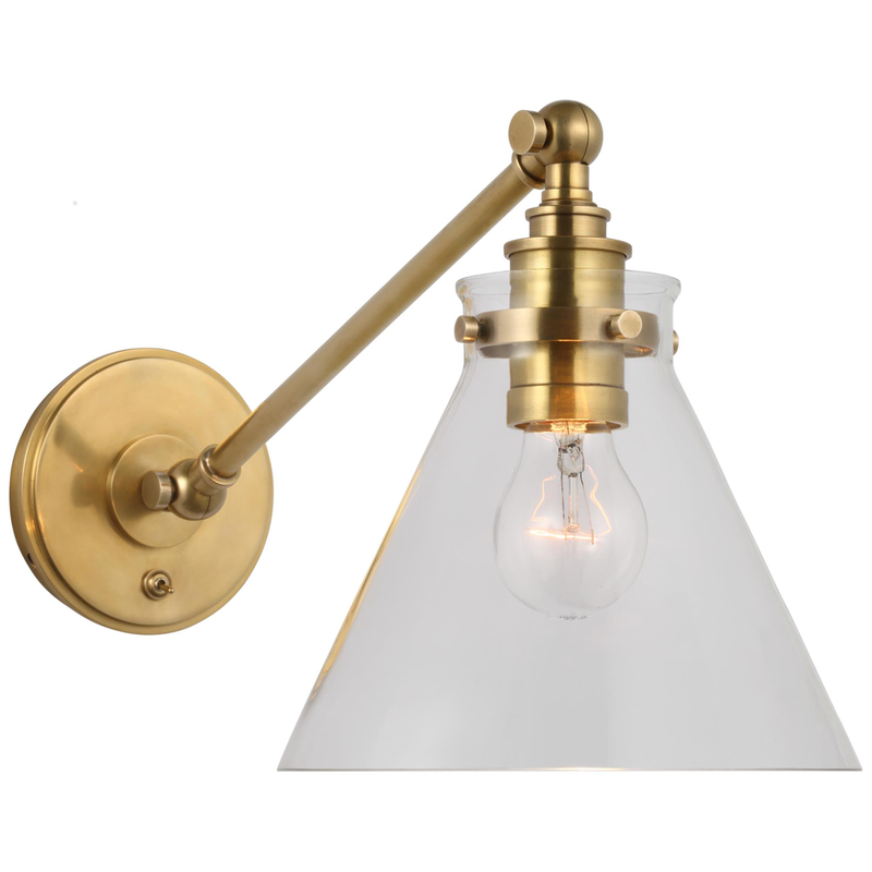 Visual Comfort Signature Collection Chapman and Myers Parkington 9 Inch LED Wall Sconce