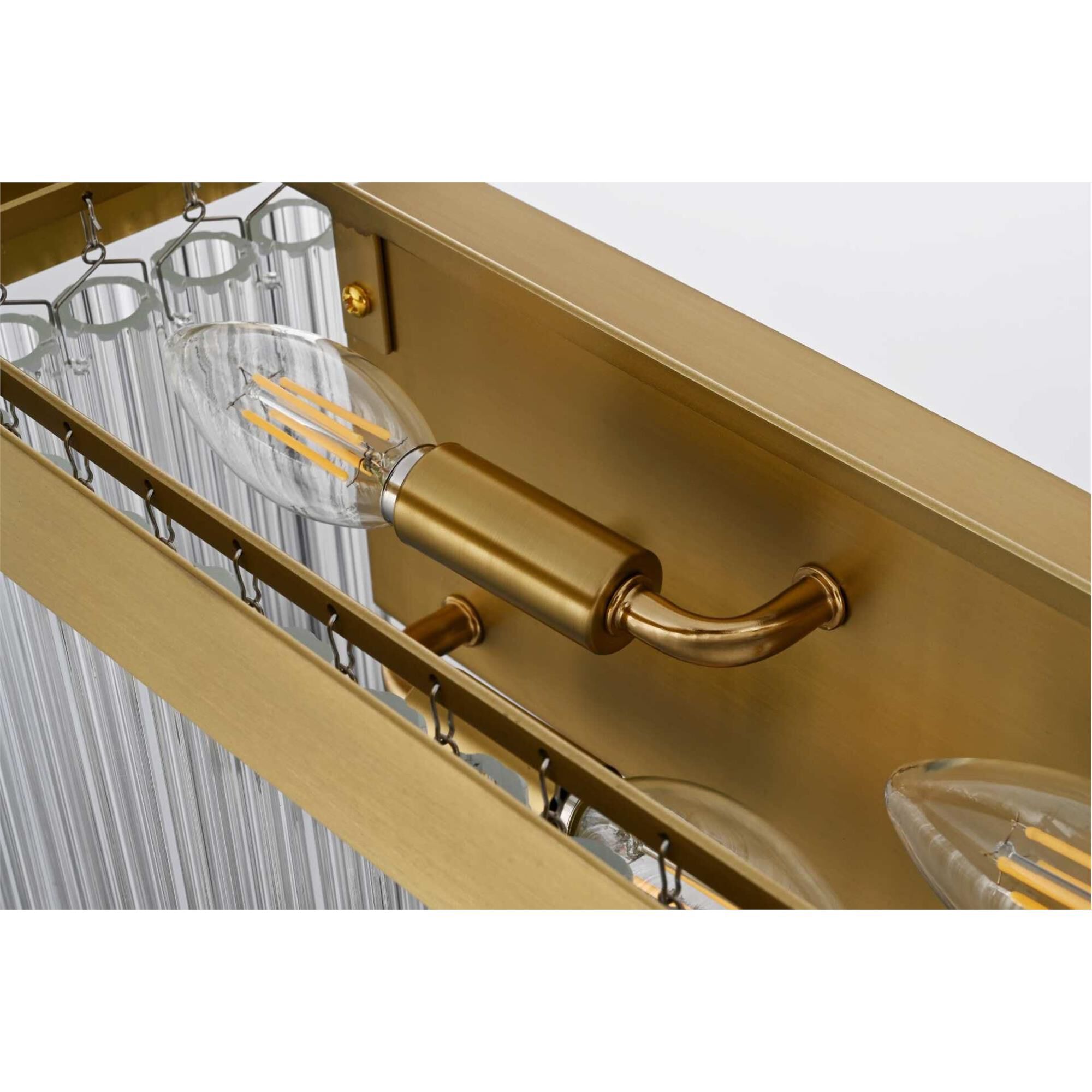 Shown in Satin Gold finish and Rc crystal