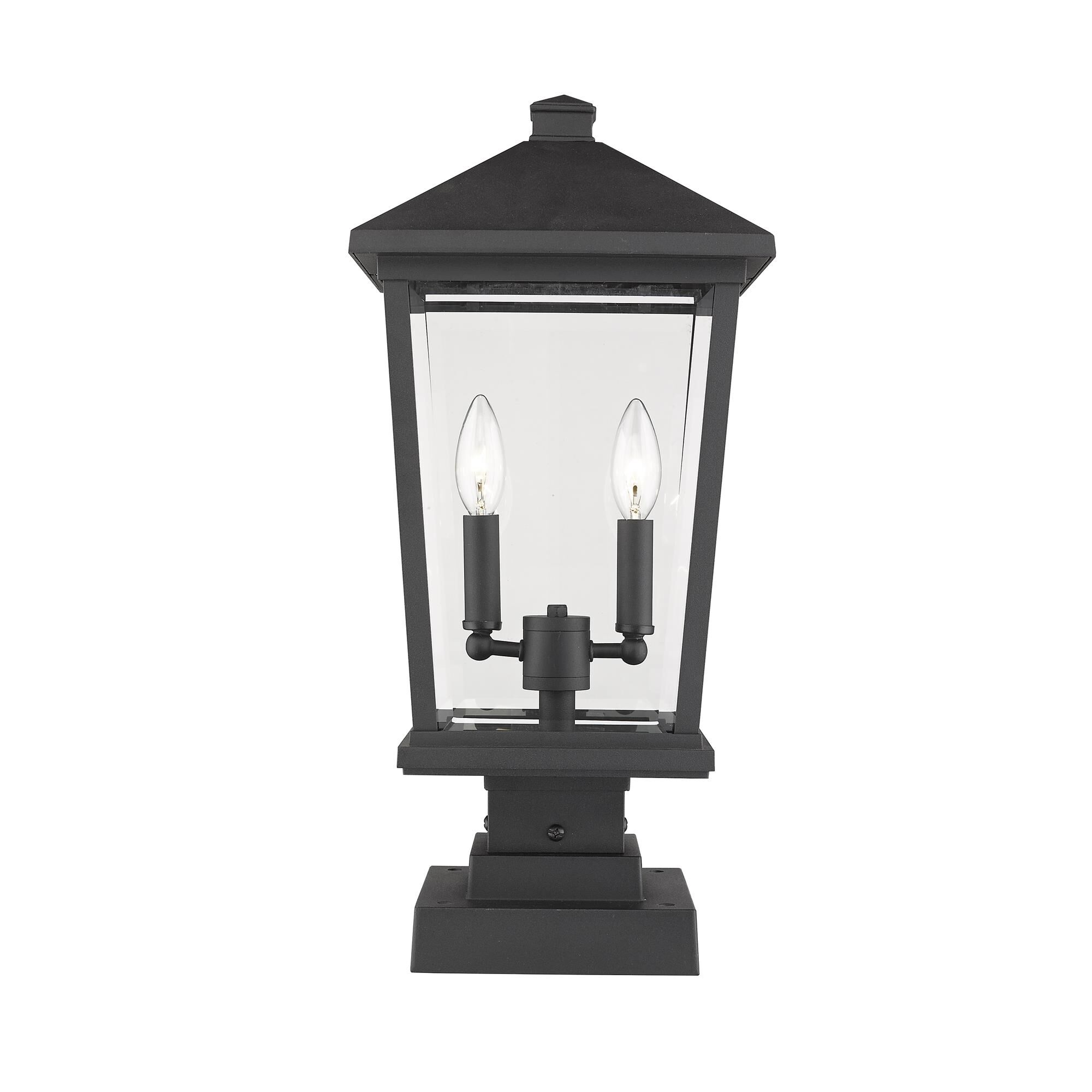 Beacon 22 Inch Tall 2 Light Outdoor Pier Lamp by Z-Lite - Clearance
