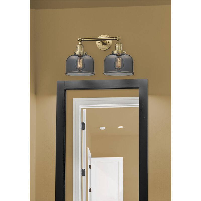 Bruno Marashlian Large Bell 19 Inch 2 Light Bath Vanity Light by Innovations Lighting