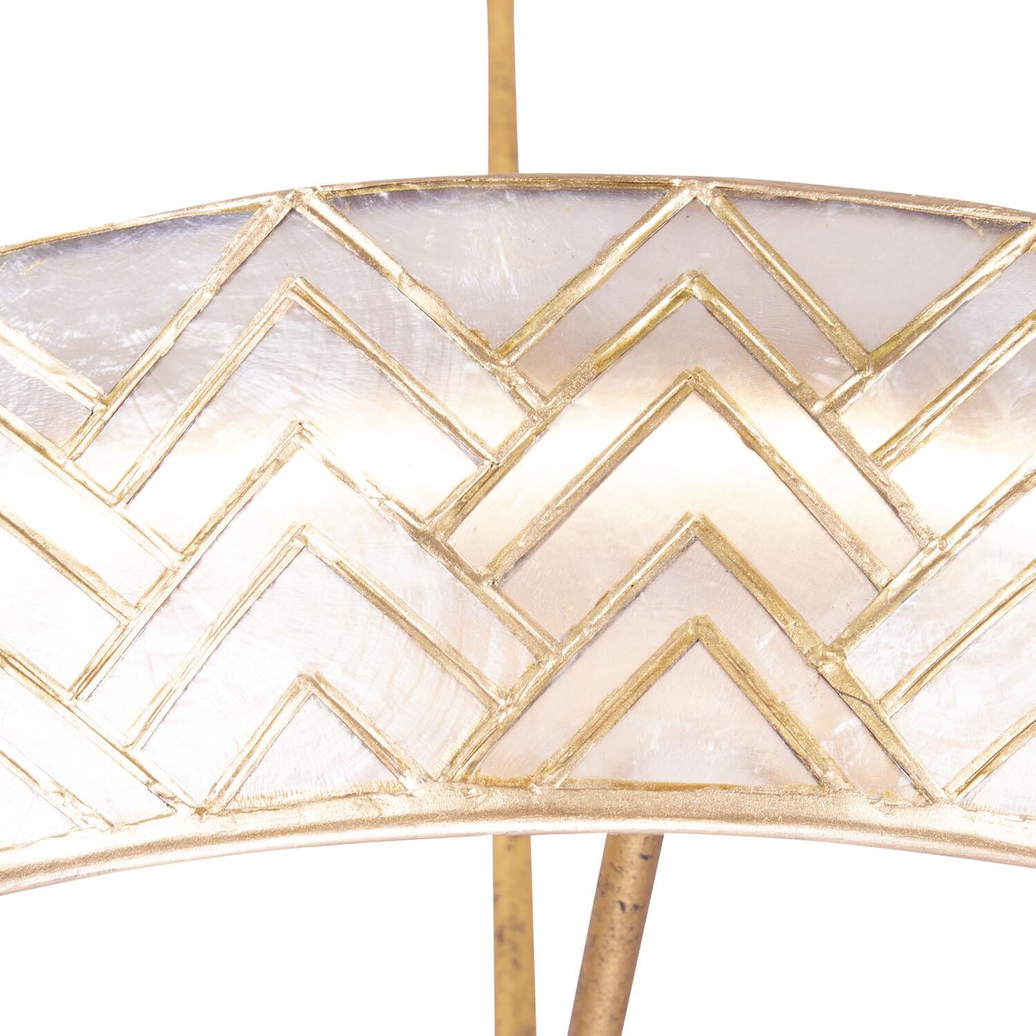 Shown in Oxidized Gold Leaf finish