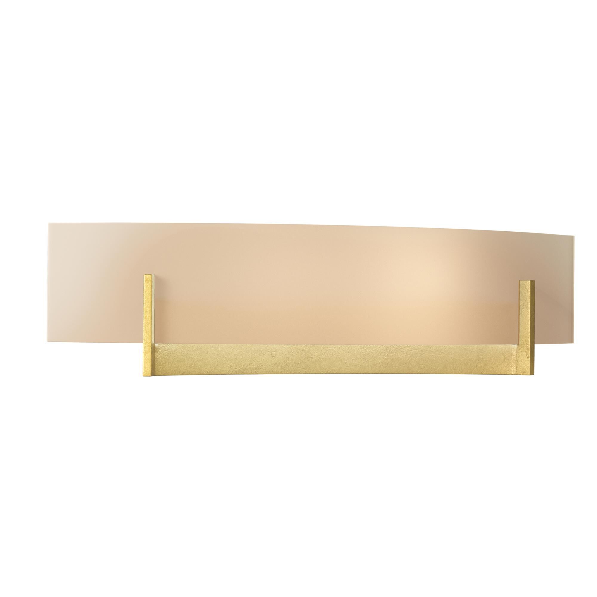Shown in Modern Brass finish and Sand glass