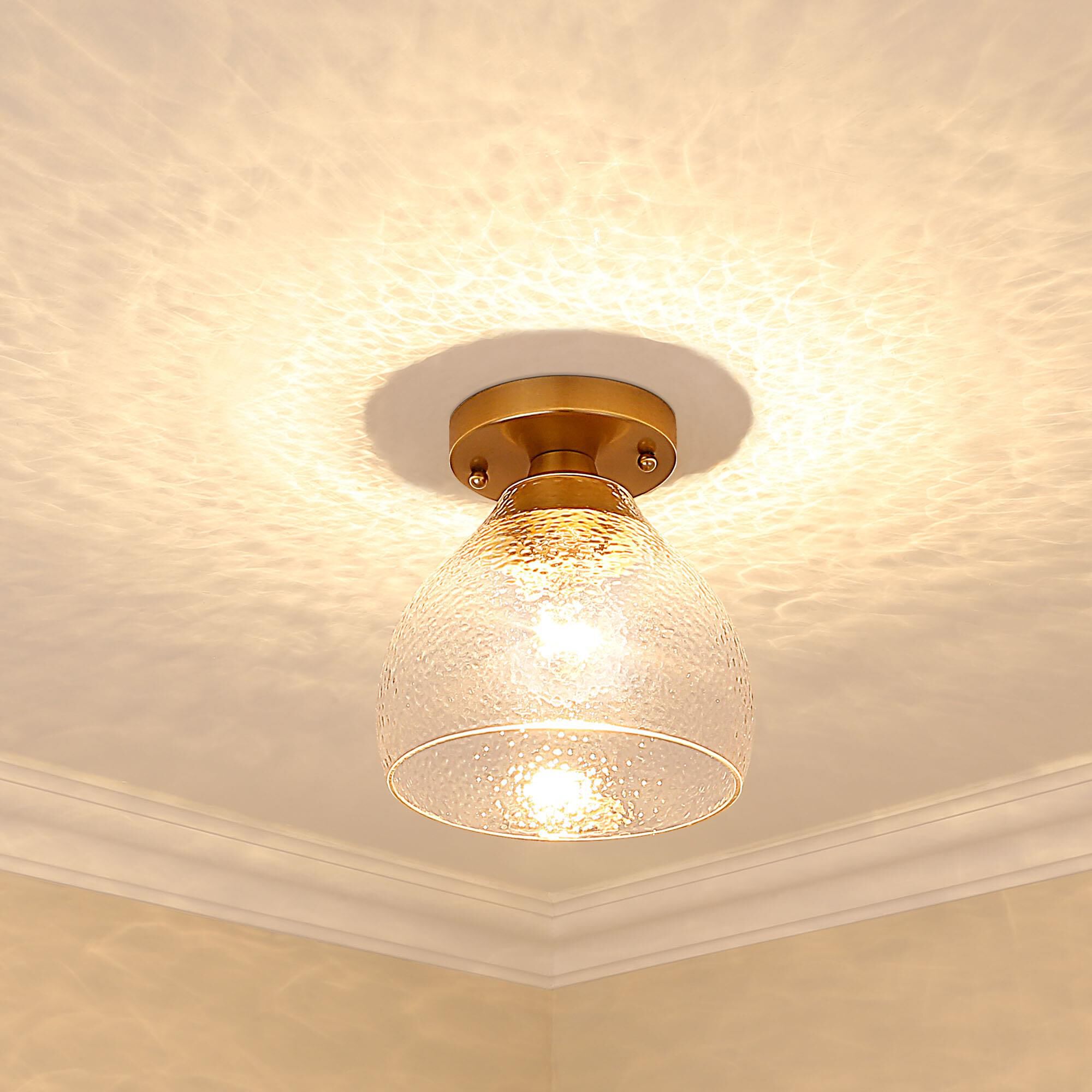 Ariella 8 Inch Semi Flush Mount by Golden Lighting