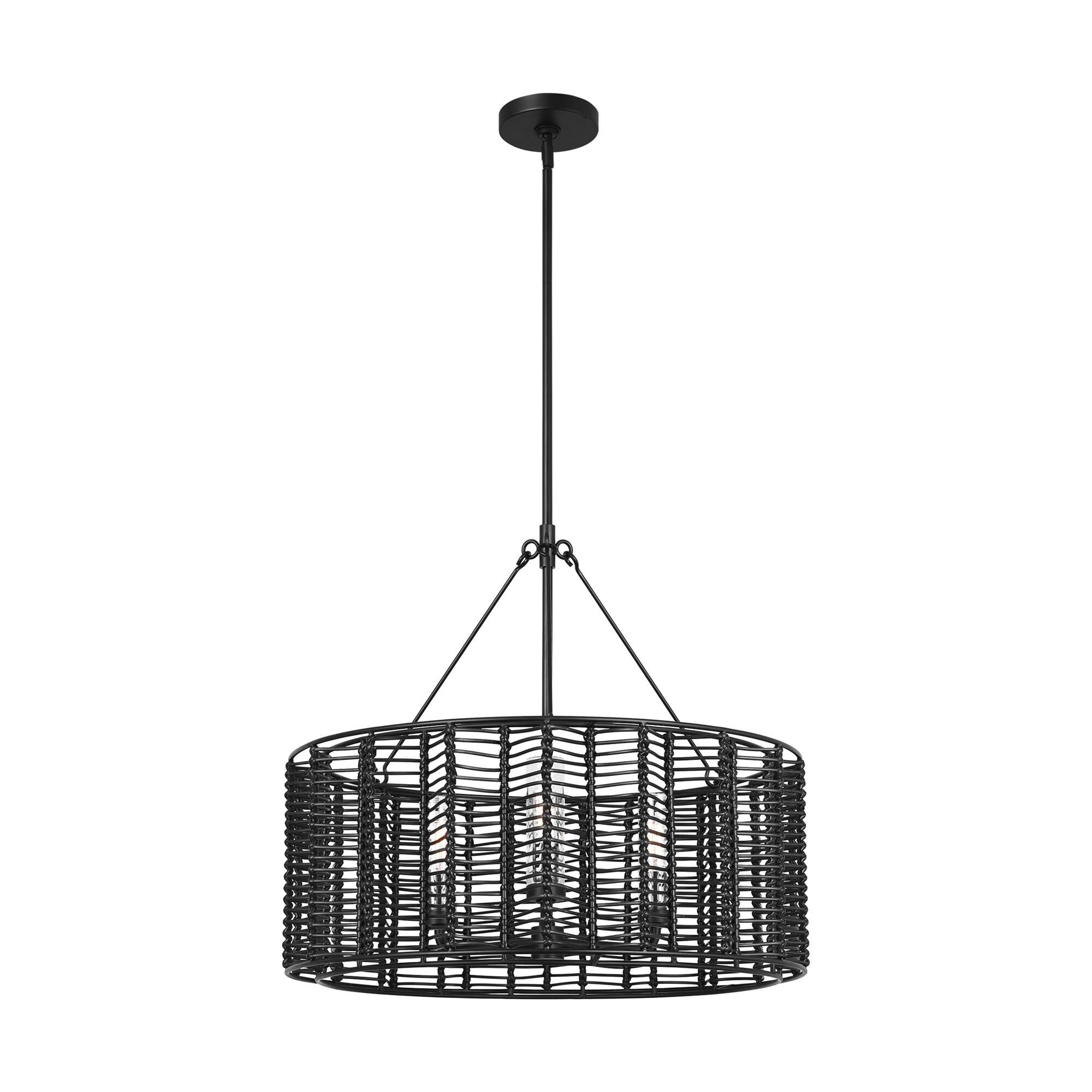 Shown in Midnight Black finish and Clear glass