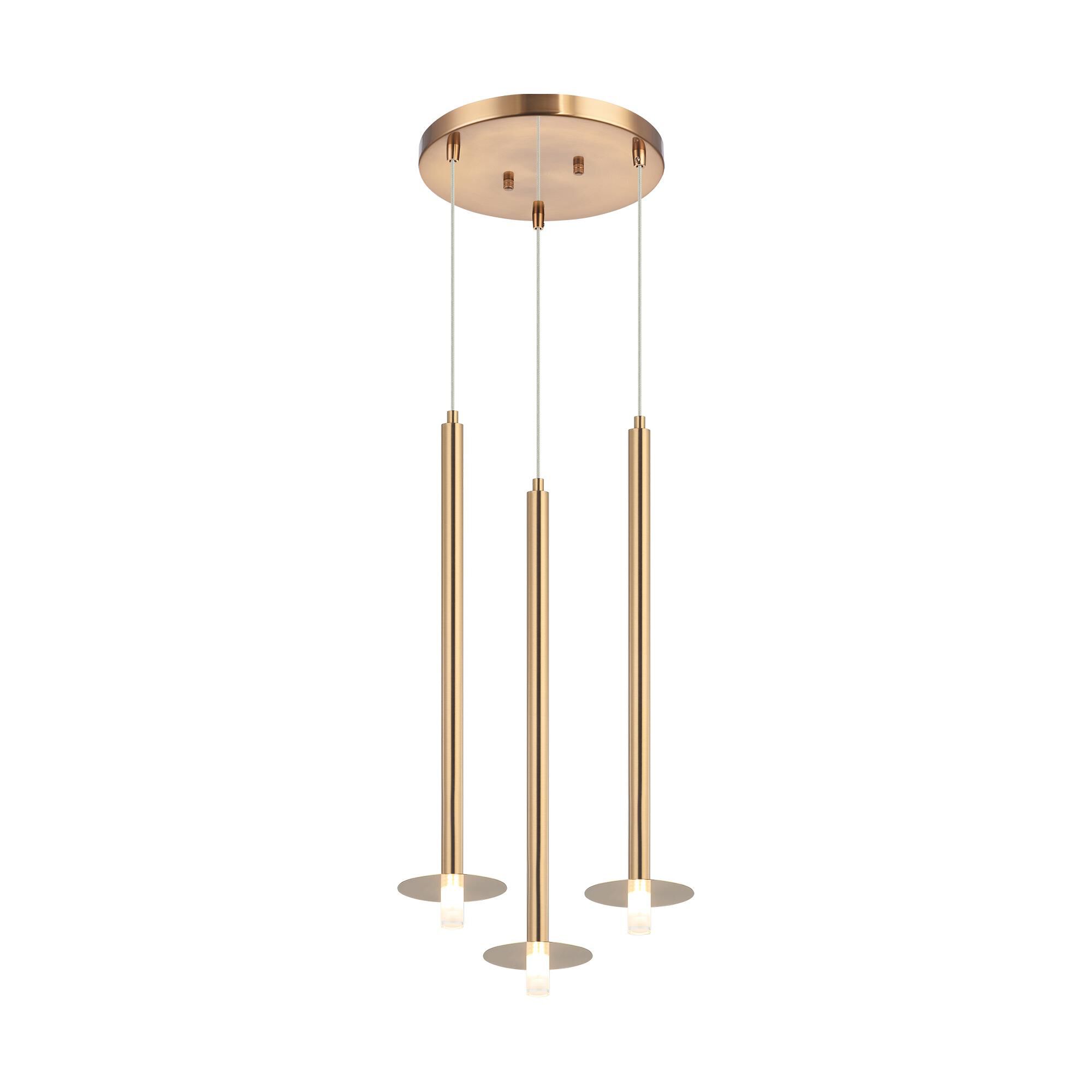 Reigndrop 3 Light LED Multi Light Pendant by Matteo Lighting