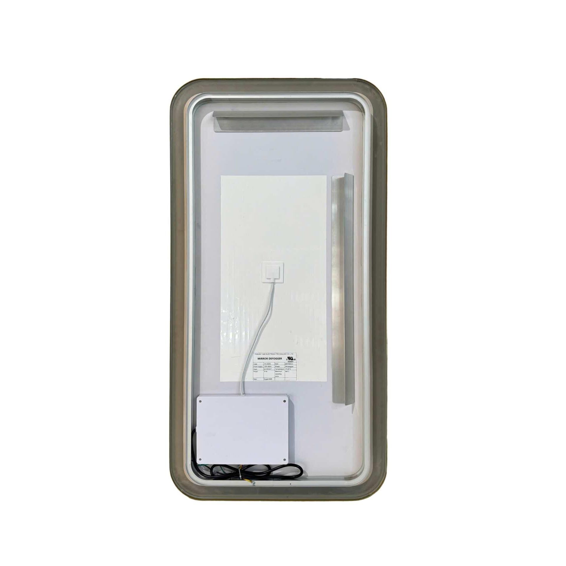 Harmoni 40 Inch Rectangular LED Lighted Mirror by Elegant Decor