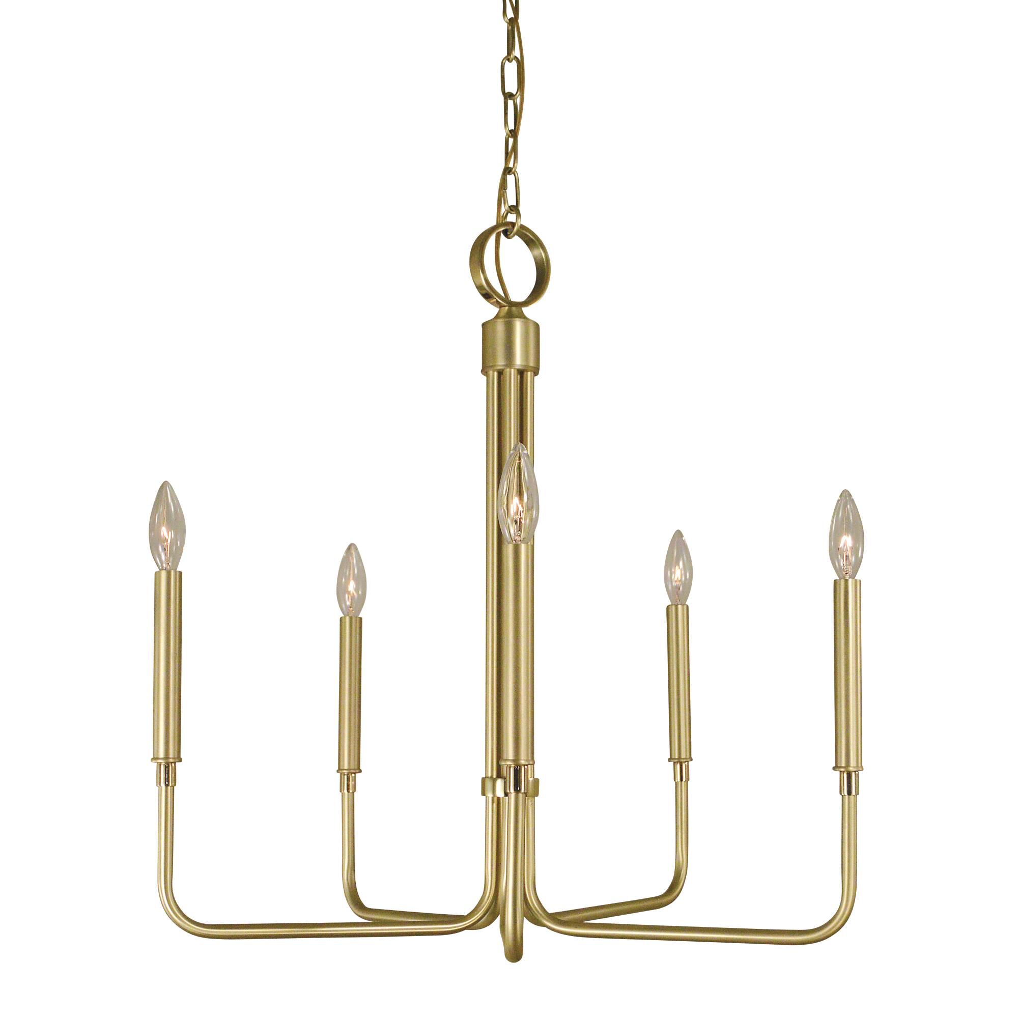 Shown in Satin Brass With Polished Brass Accents finish and Polished Brass accent