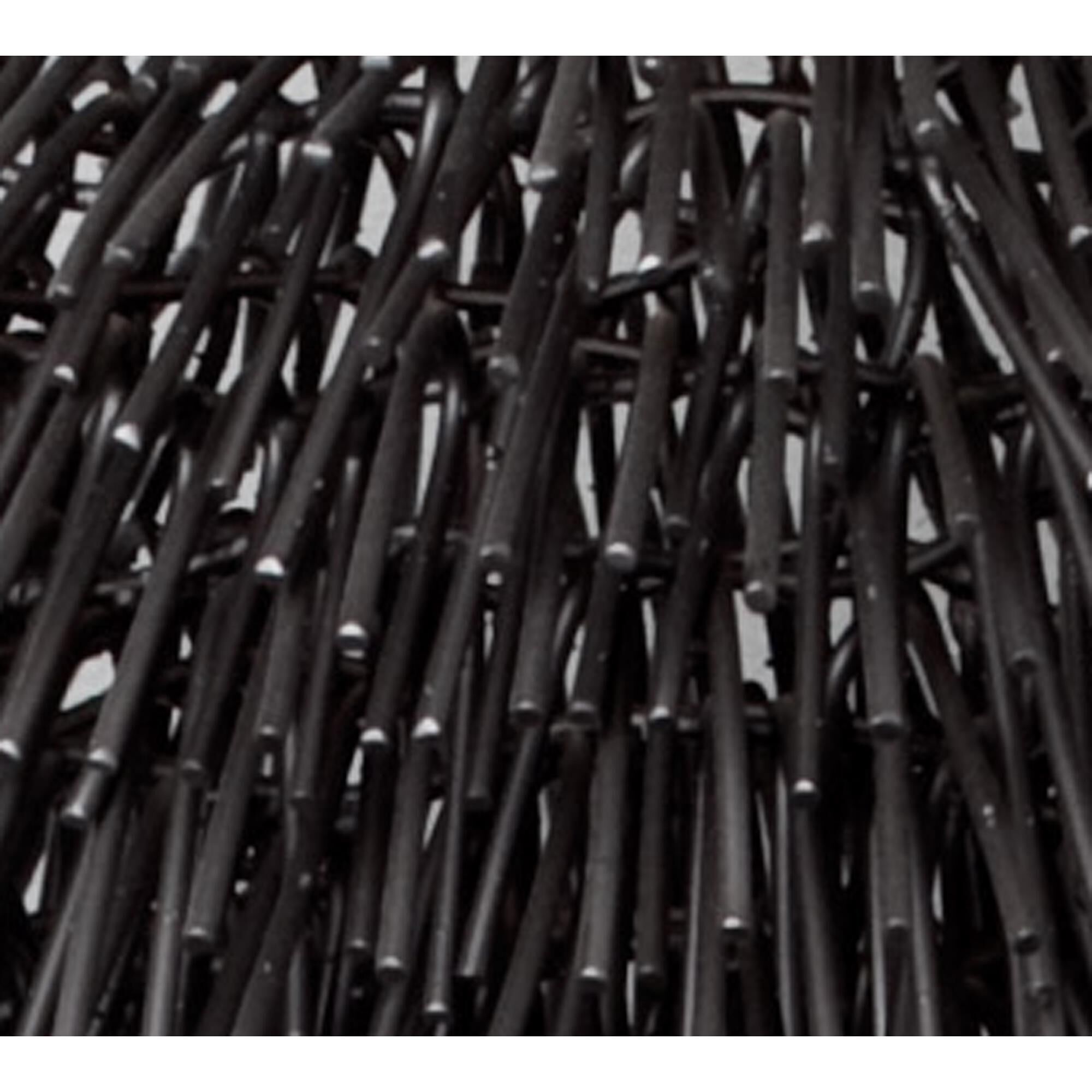 Shown in Black finish and Recycled Steel shade