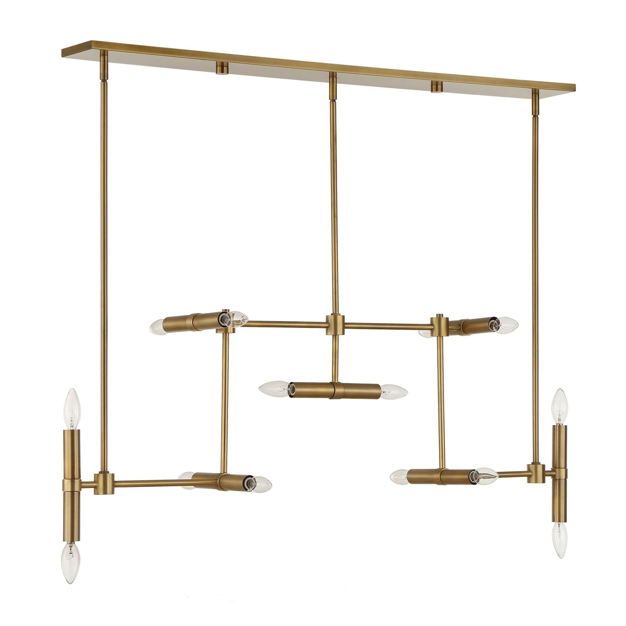 Sergio Orozco Designs Cadre 46 Inch Linear Suspension Light by Uttermost