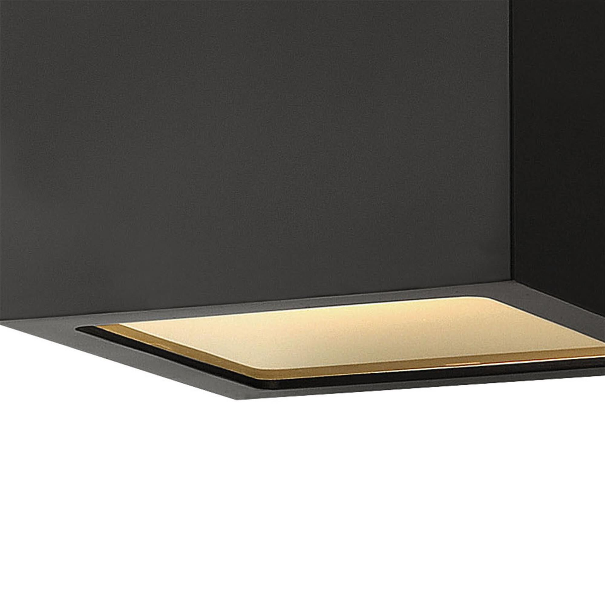 Shown in Satin Black finish and Etched Lens glass