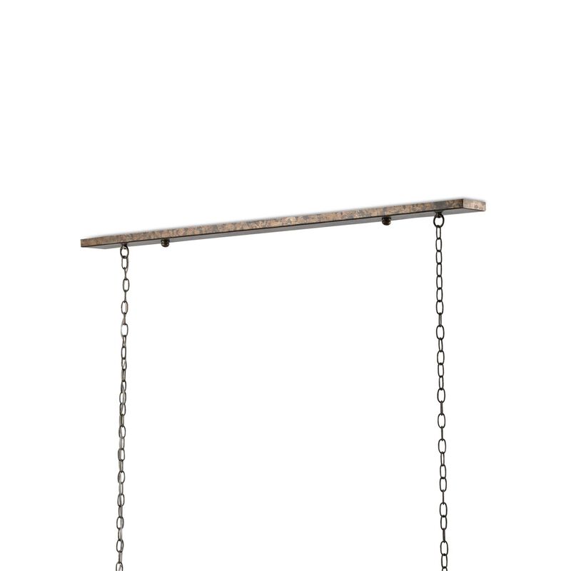 Maximus 64 Inch 7 Light Linear Suspension Light by Currey and Company