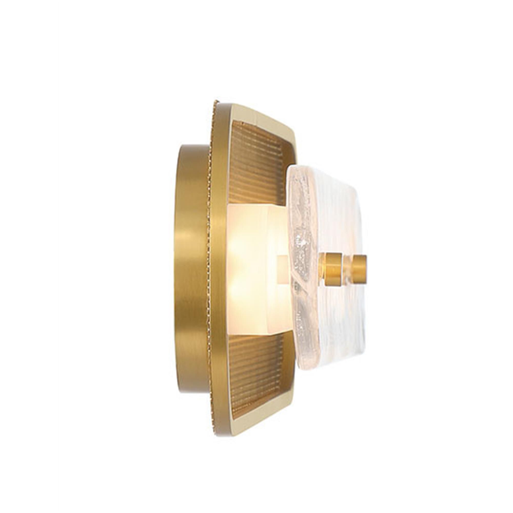Shown in Gold finish and Silver glass