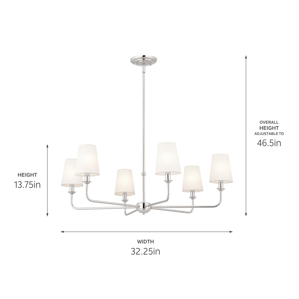 Pallas 6 Light Mini Chandelier by Kichler Lighting