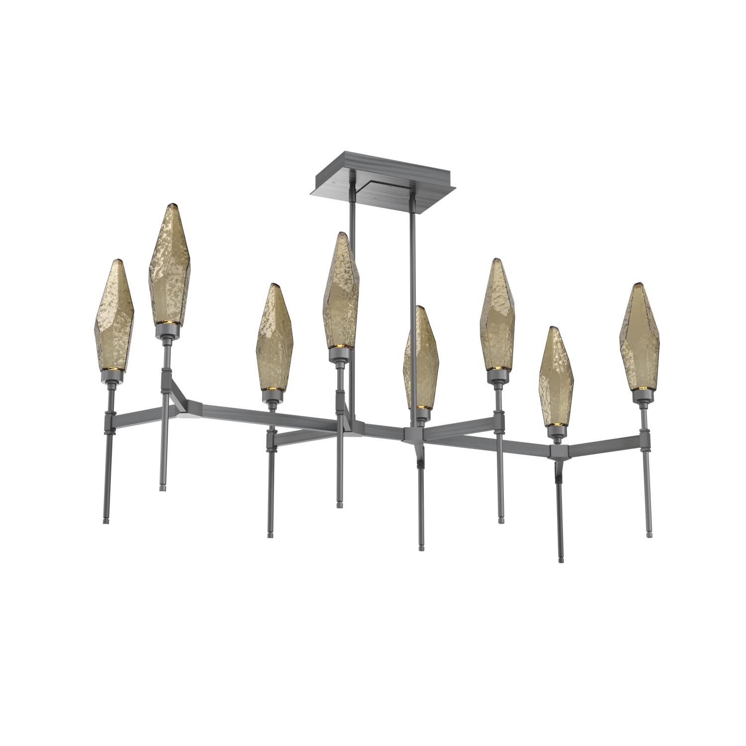 Shown in Gunmetal finish and Bronze glass