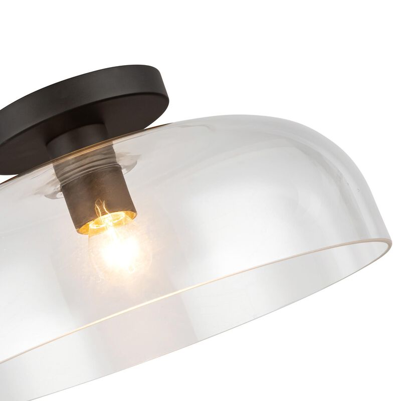 Sylvia 12 Inch Semi Flush Mount by Alora Mood