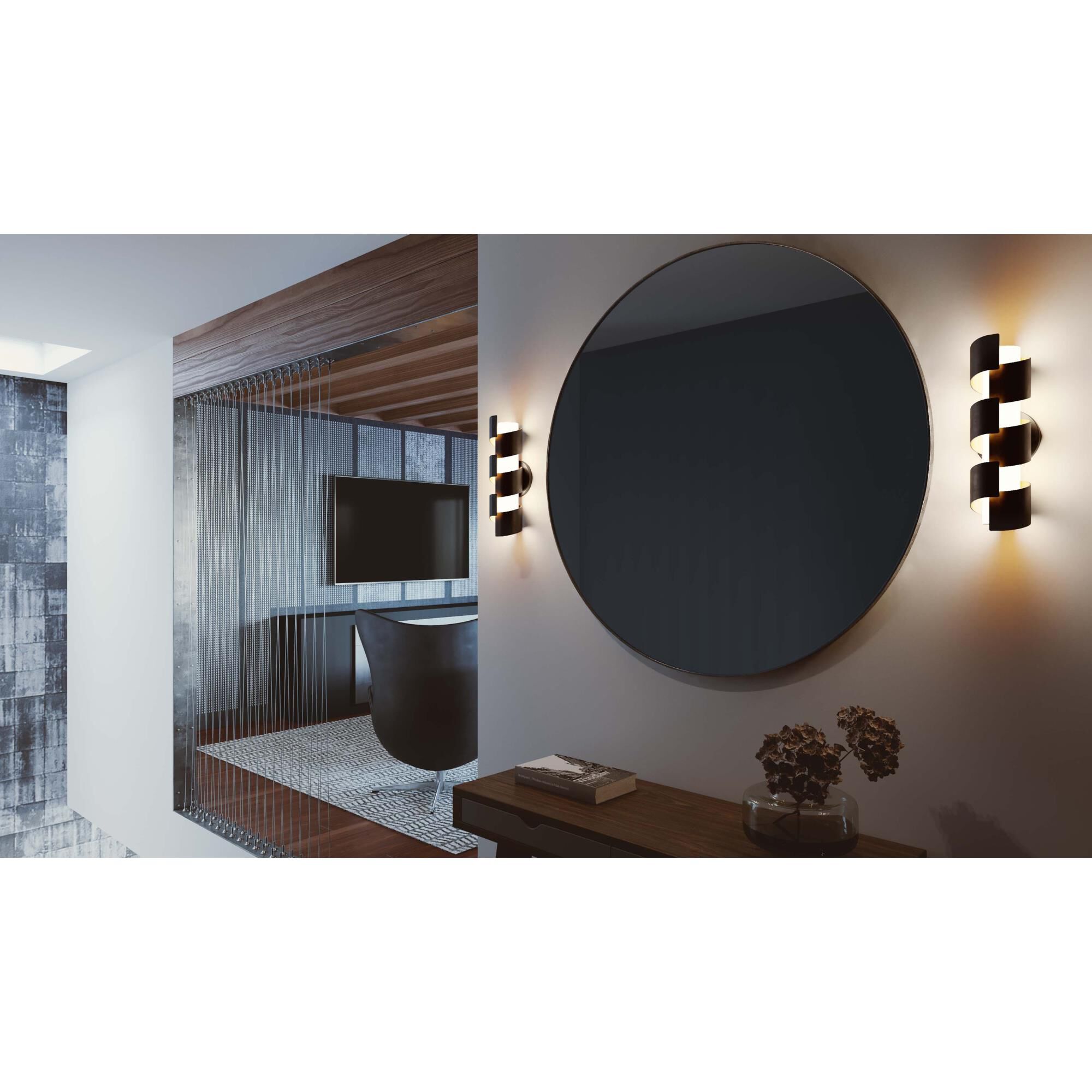 AFX Lighting Louie 4 Inch LED Wall Sconce