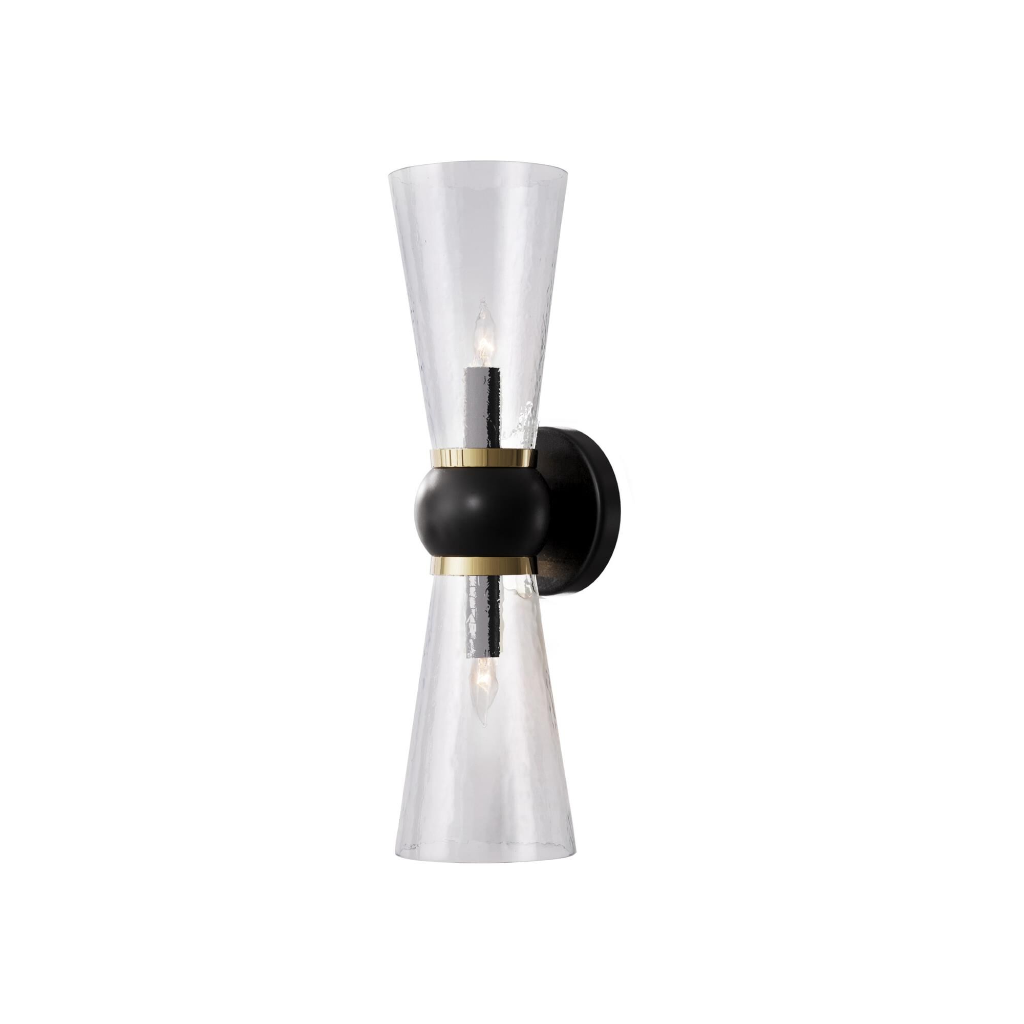 Shown in Oil Rubbed Bronze, Clear, Polished Brass finish
