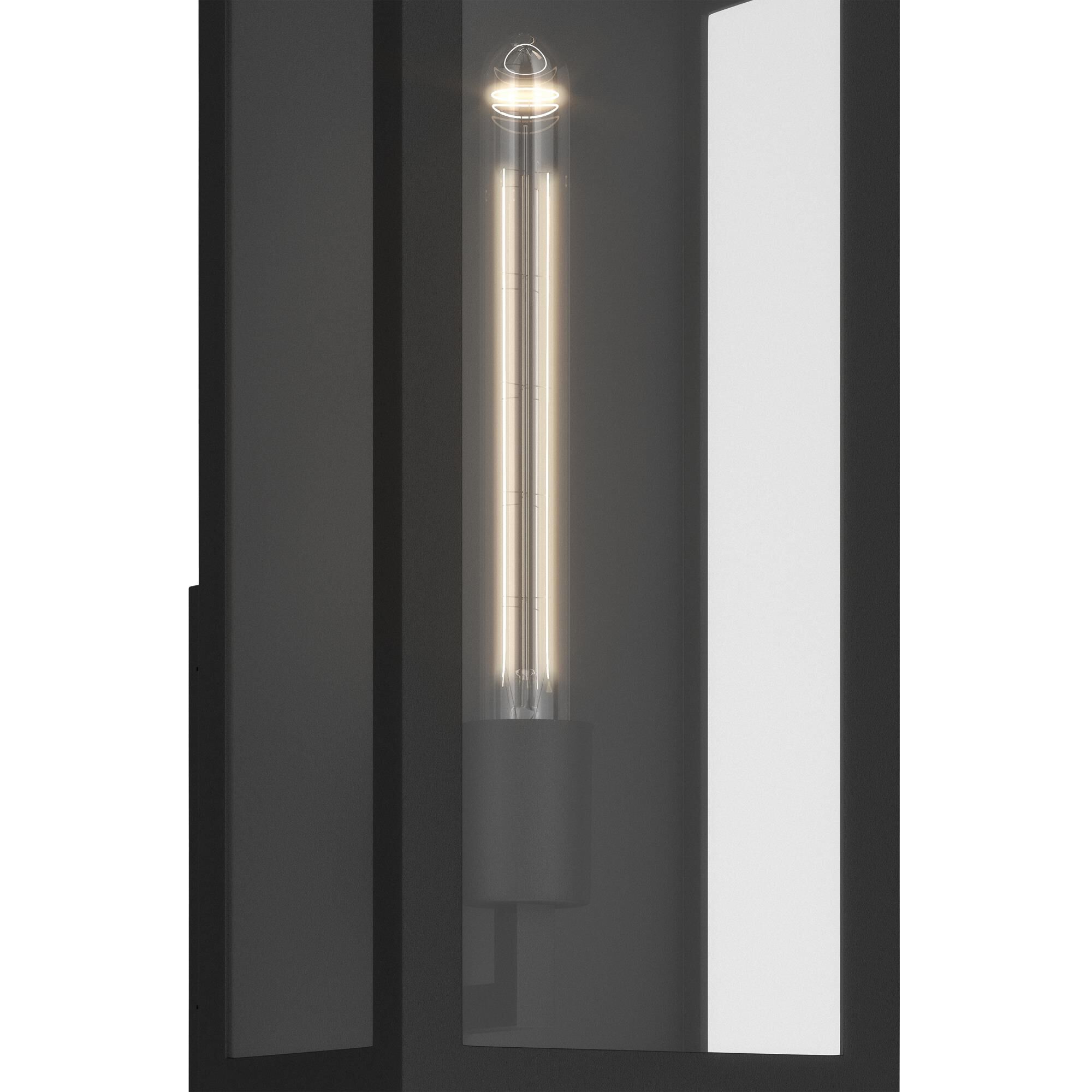 Shown in Textured Black finish and Clear glass