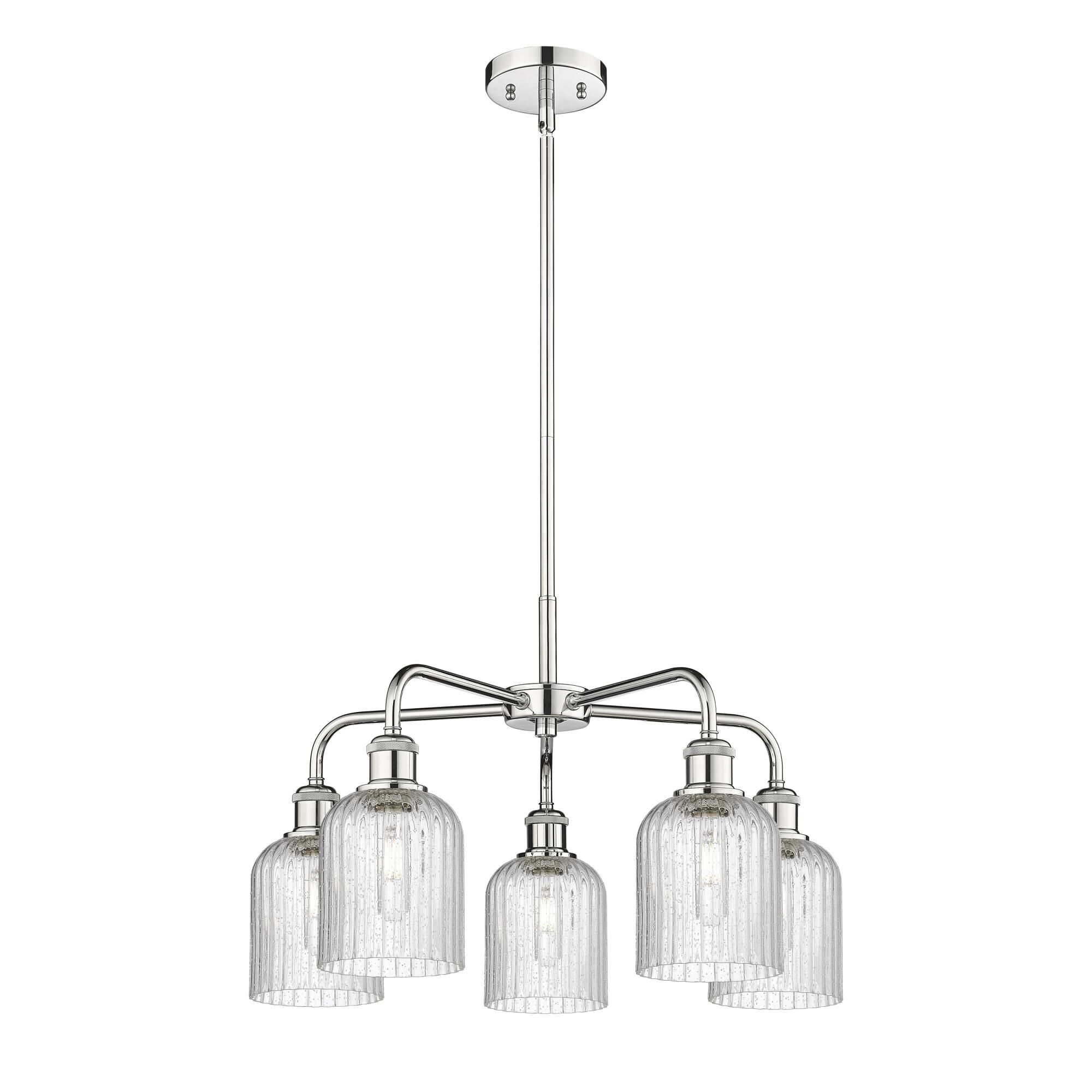 Shown in Polished Chrome finish and Seedy shade