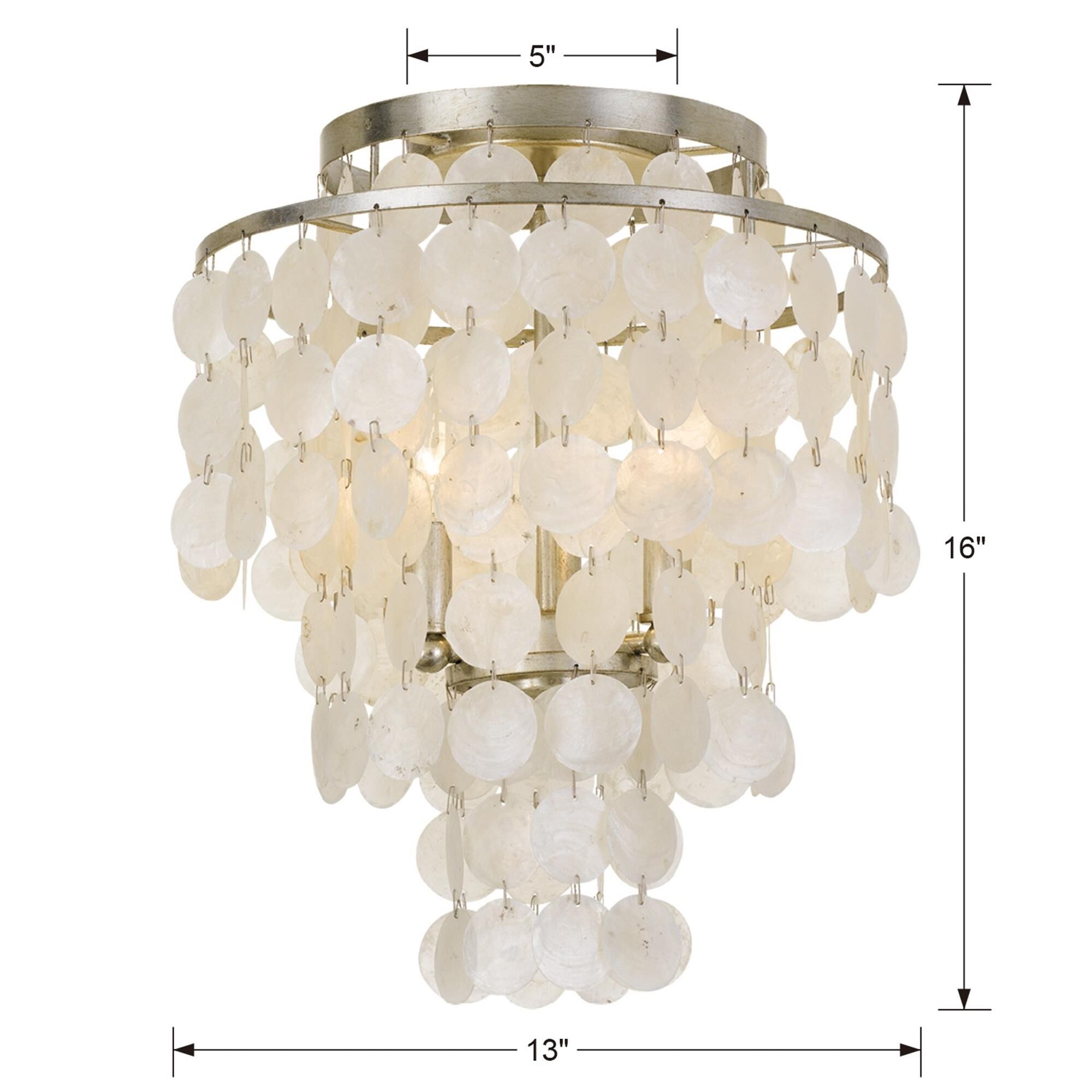 Shown in Antique Silver finish