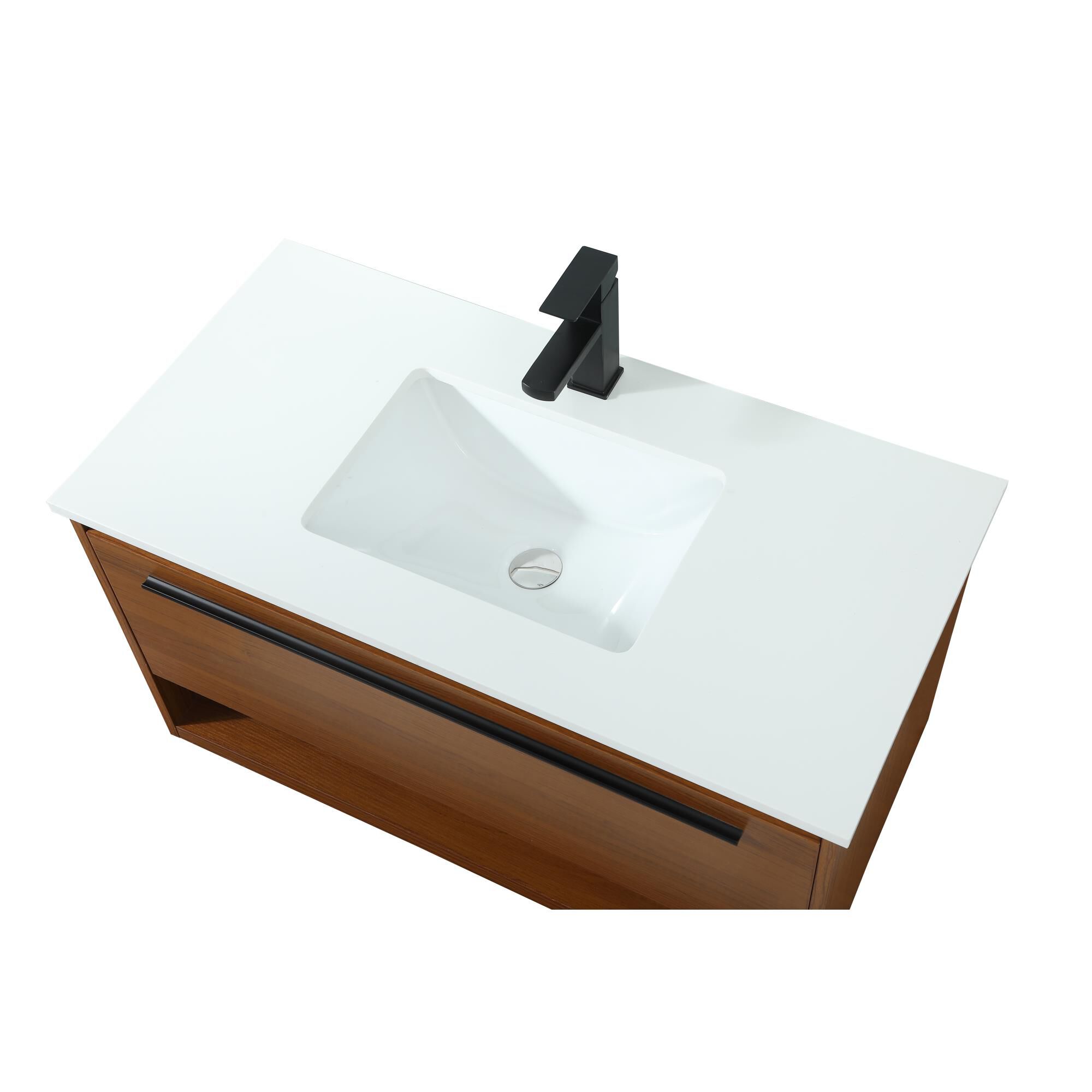 Shown in Teak finish