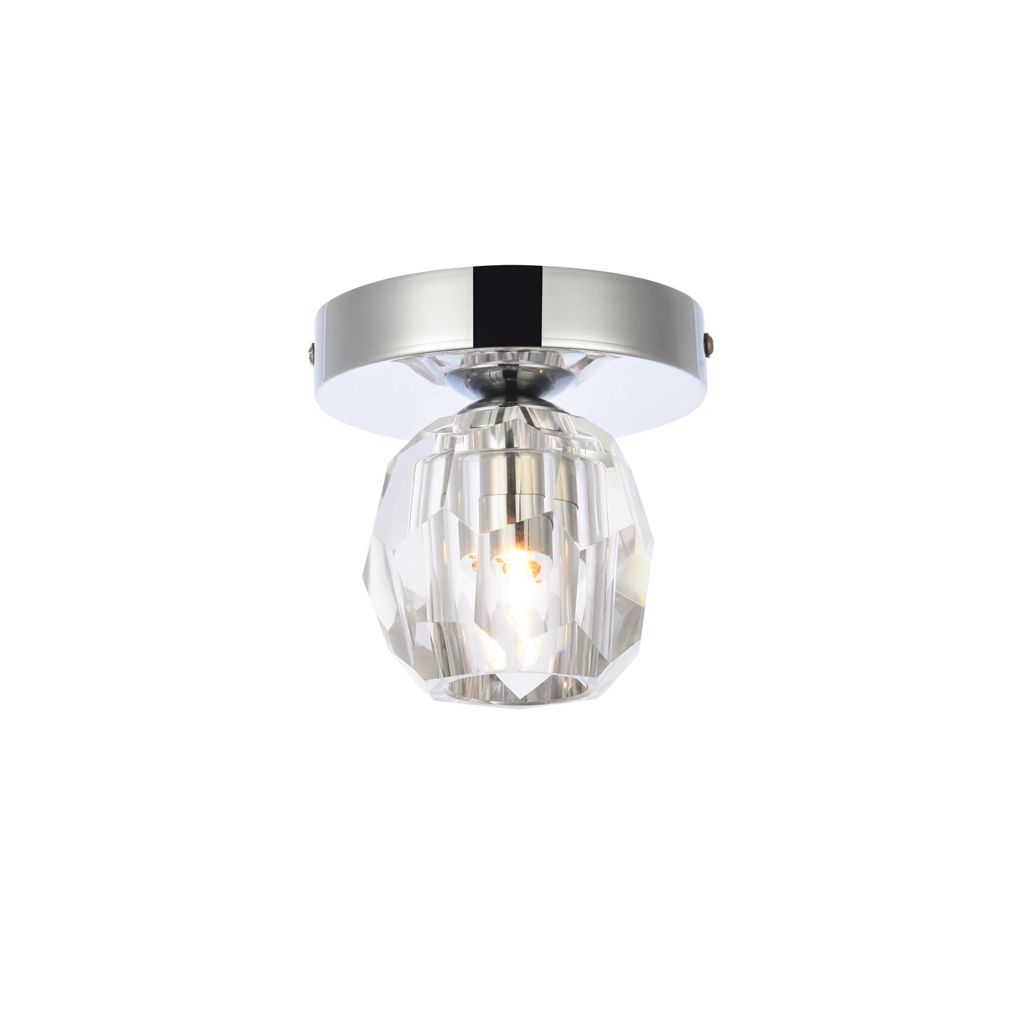 Eren 4 Inch 1 Light LED Flush Mount by Elegant Lighting
