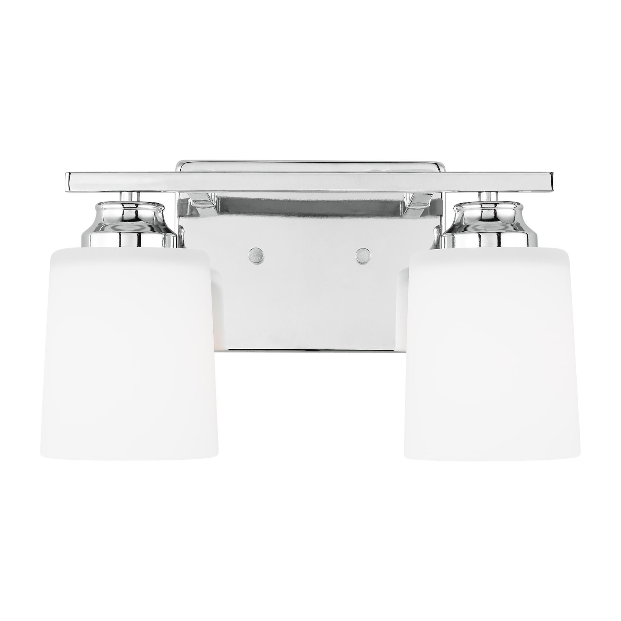 Shown in Chrome finish and Etched / White Inside Glass shade