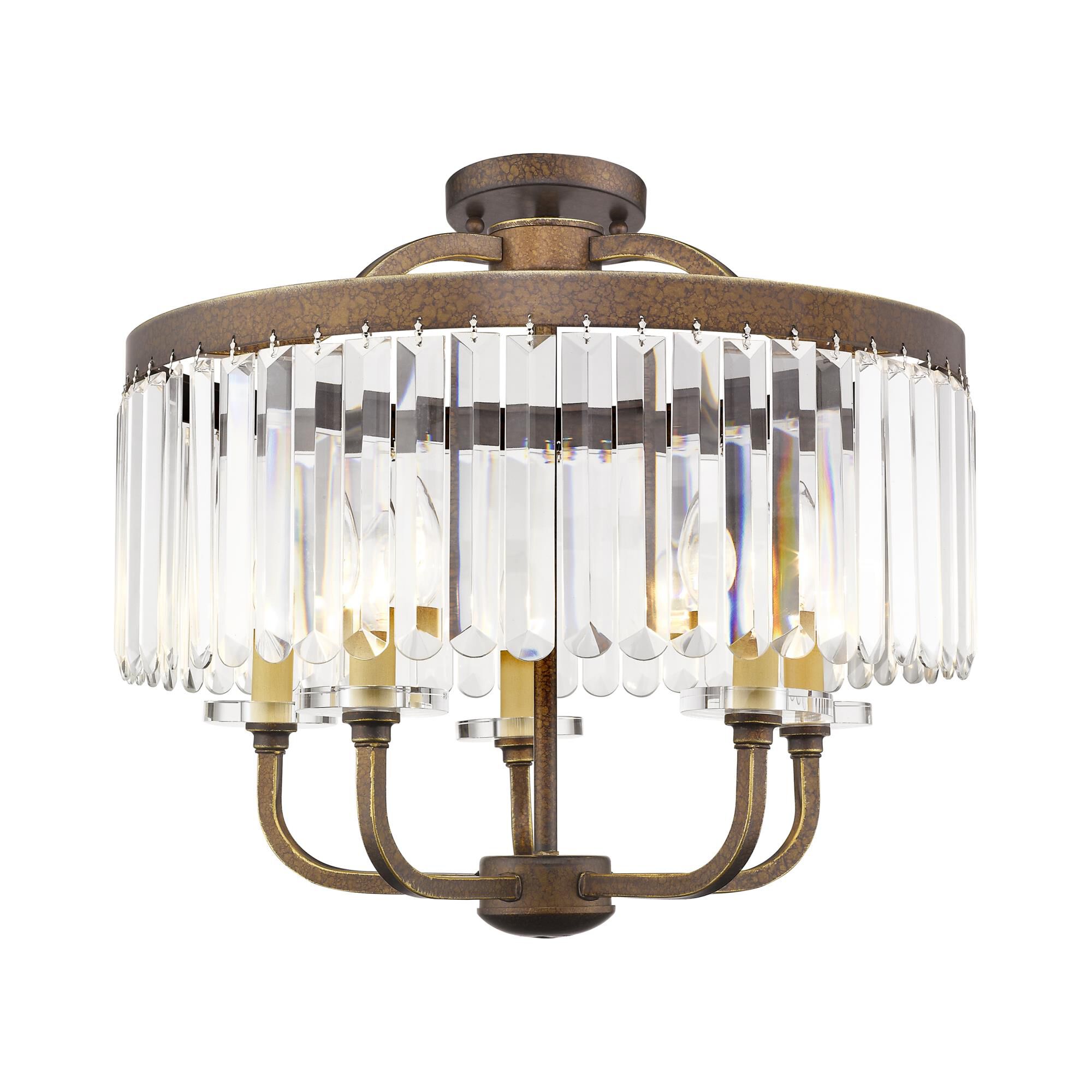 Ashton 20 Inch 5 Light Mini Chandelier by Livex Lighting