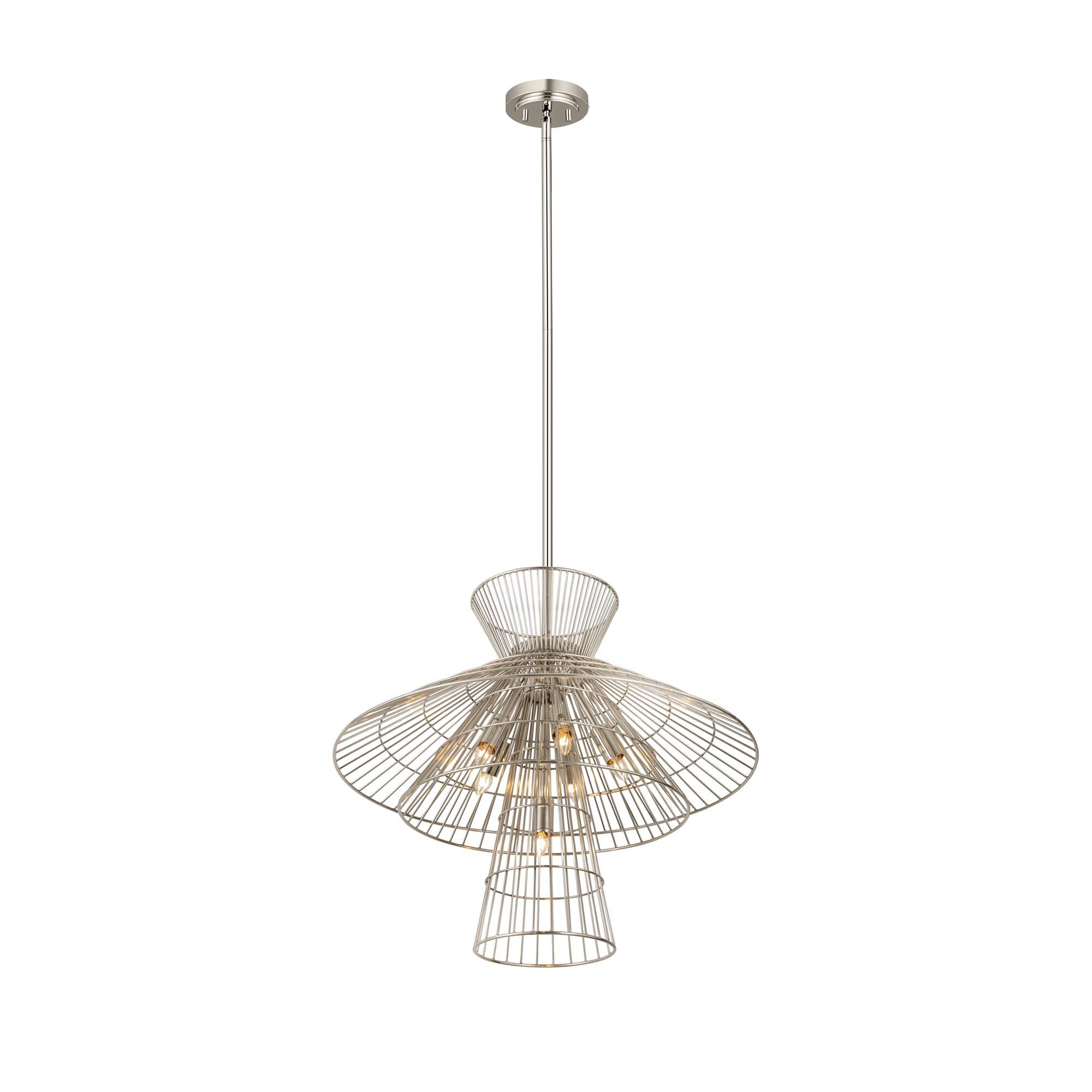 Alito 25 Inch 6 Light Chandelier by Z-Lite