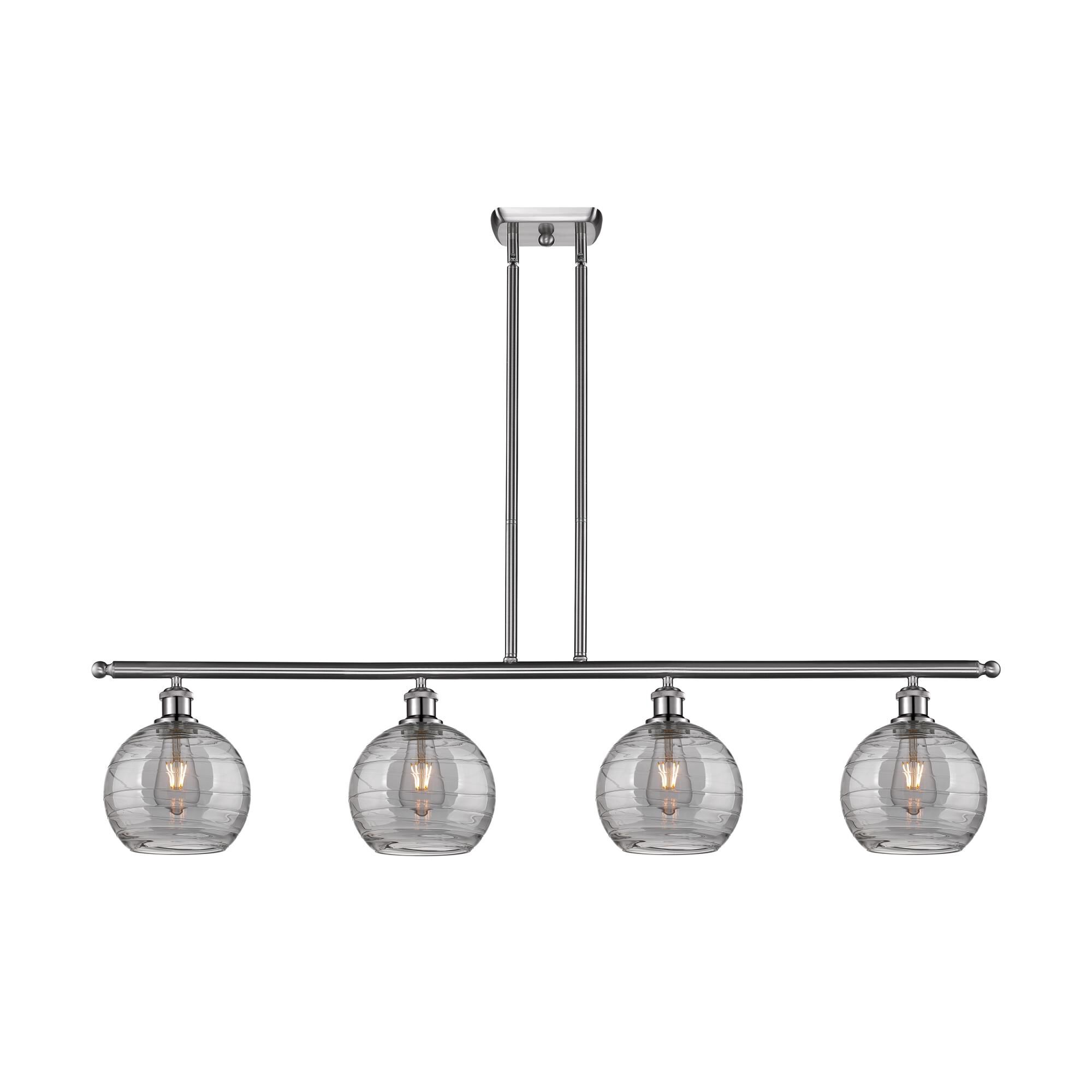 Bruno Marashlian Athens Deco Swirl 48 Inch Linear Suspension Light by Innovations Lighting