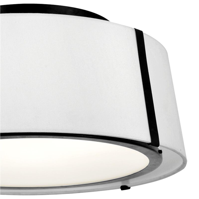 Fulton 18 Inch 3 Light Semi Flush Mount by Crystorama