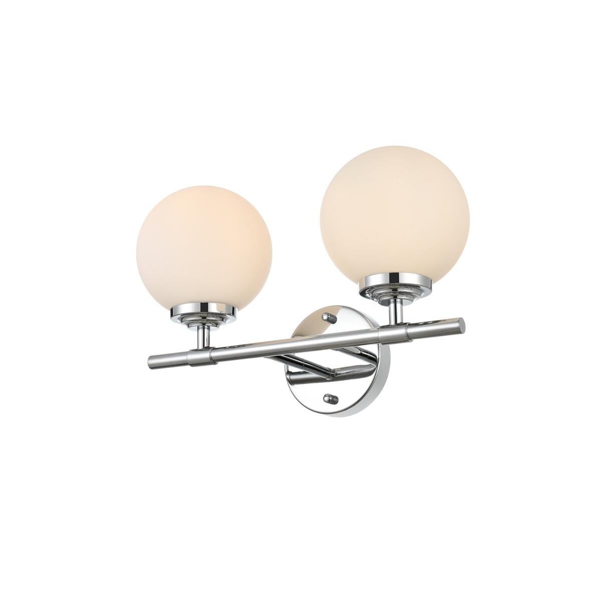 Ansley 15 Inch 2 Light Bath Vanity Light by Elegant Lighting