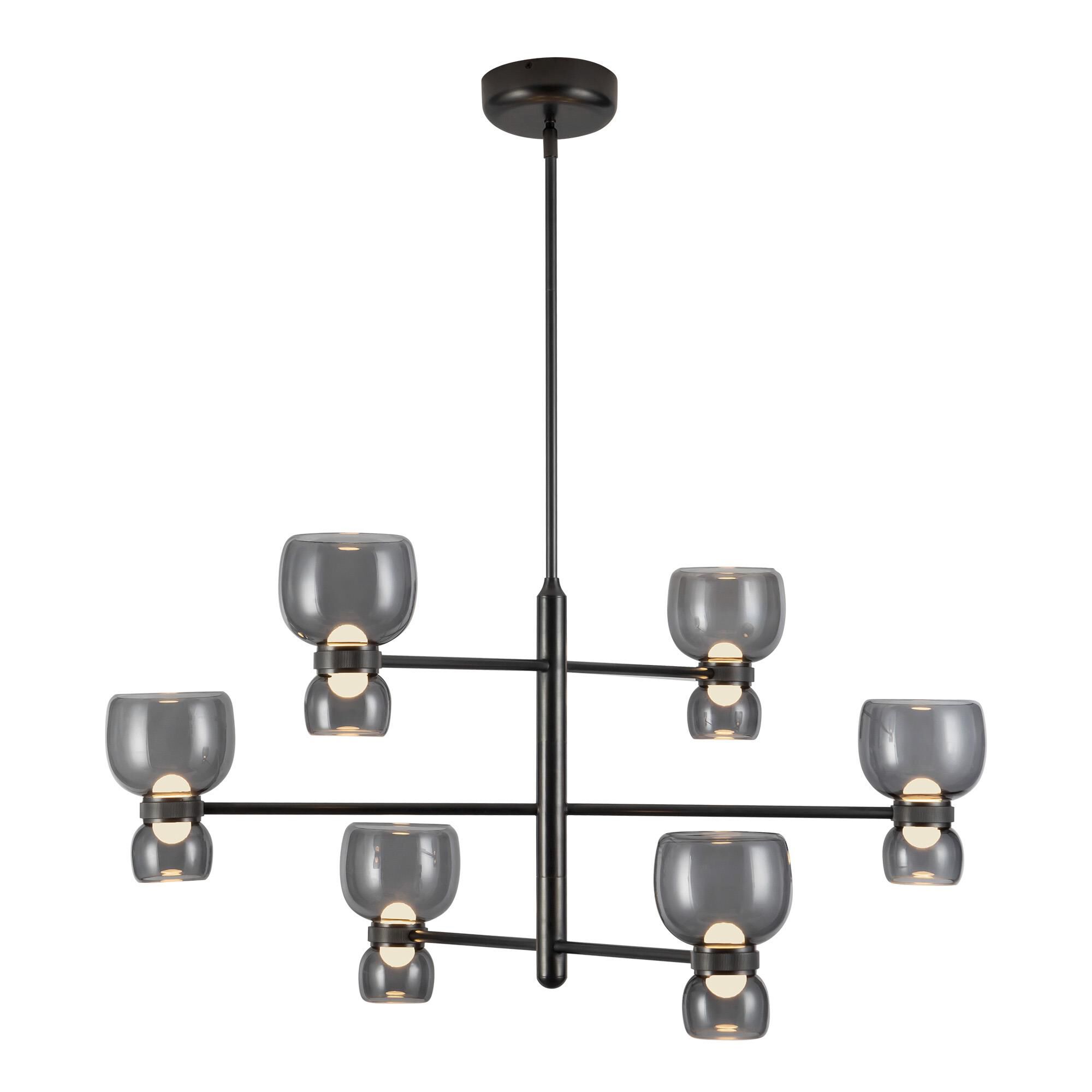 Shown in Urban Bronze finish and Smoked glass
