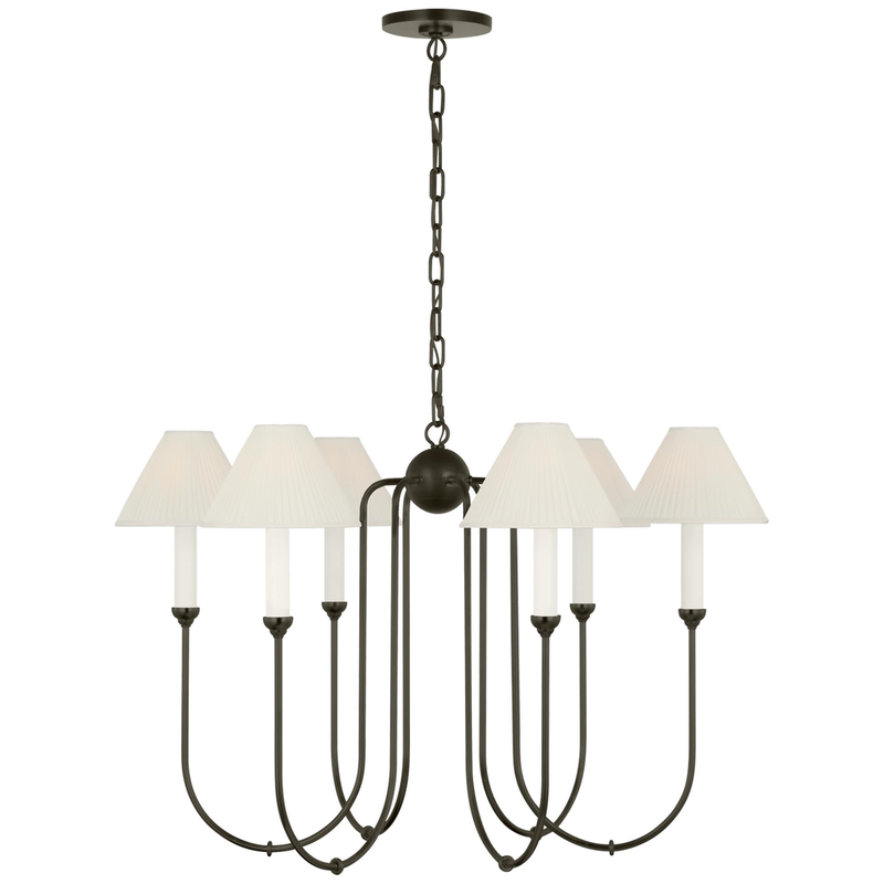 Amber Lewis Ingela 36 Inch Chandelier by Visual Comfort Signature Collection