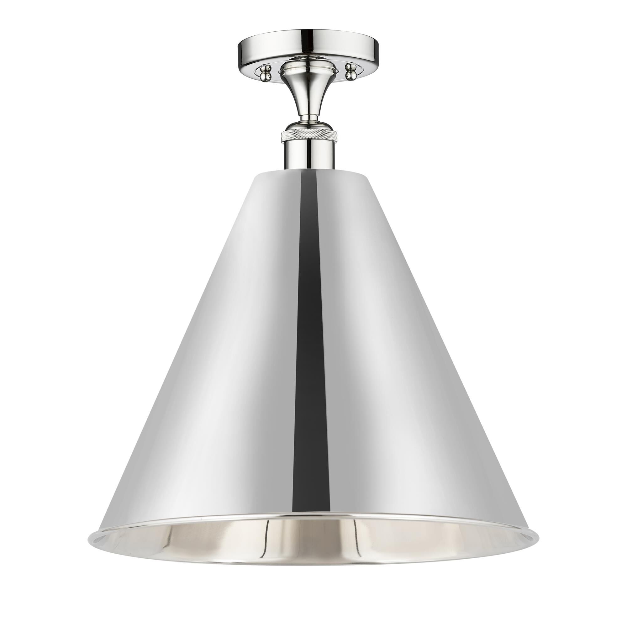 Bruno Marashlian Edison Cone 16 Inch Semi Flush Mount by Innovations Lighting