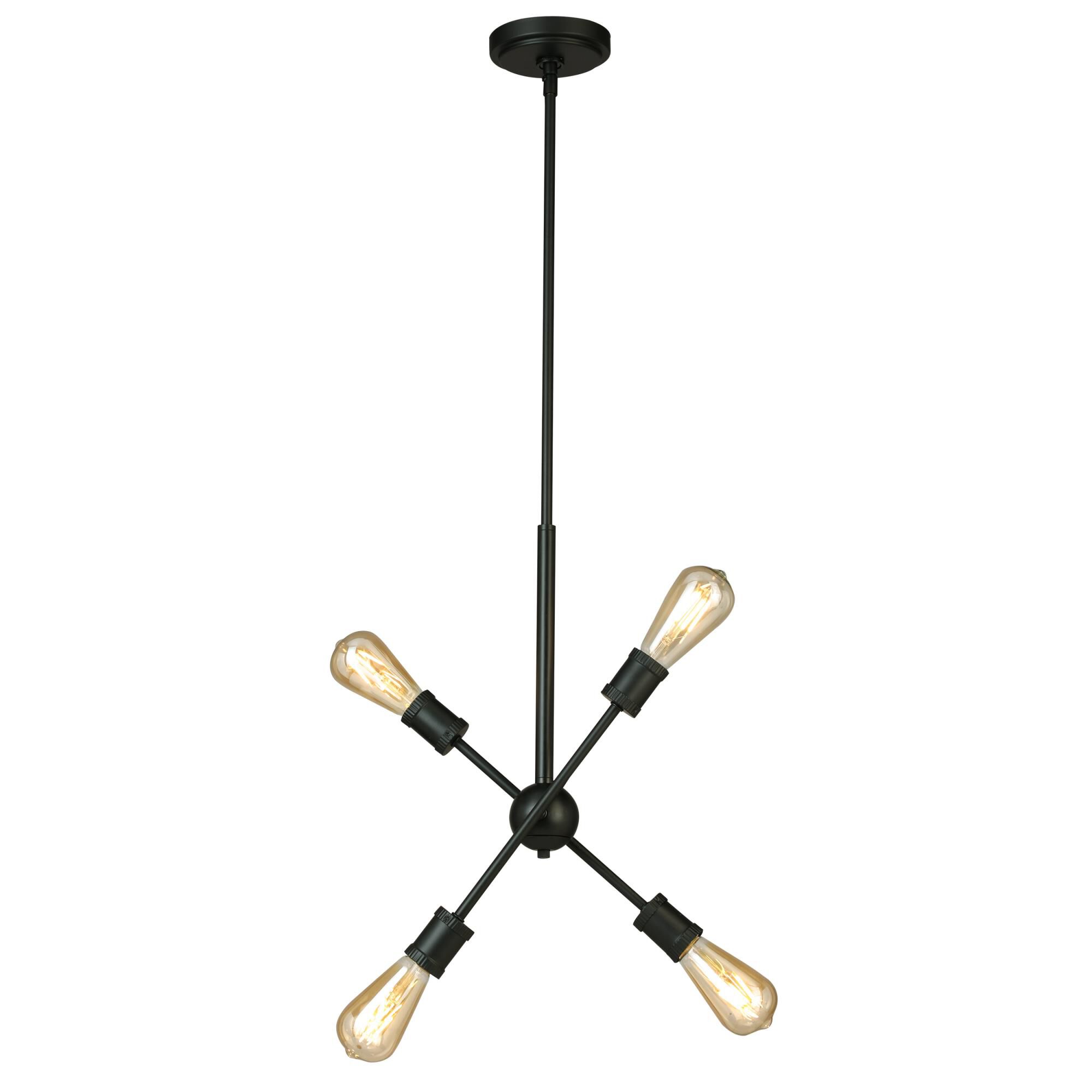 Eglo Etris Row 14 Inch 4 Light Multi Light Pendant by Eglo Lighting