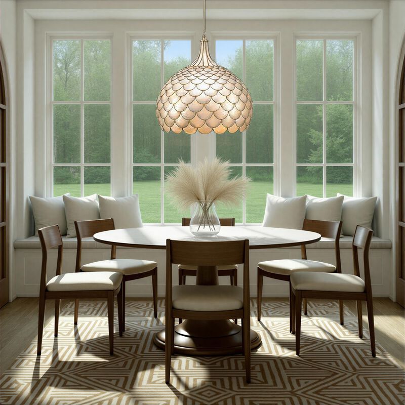 Darby Medium Pendant Light by Crystorama